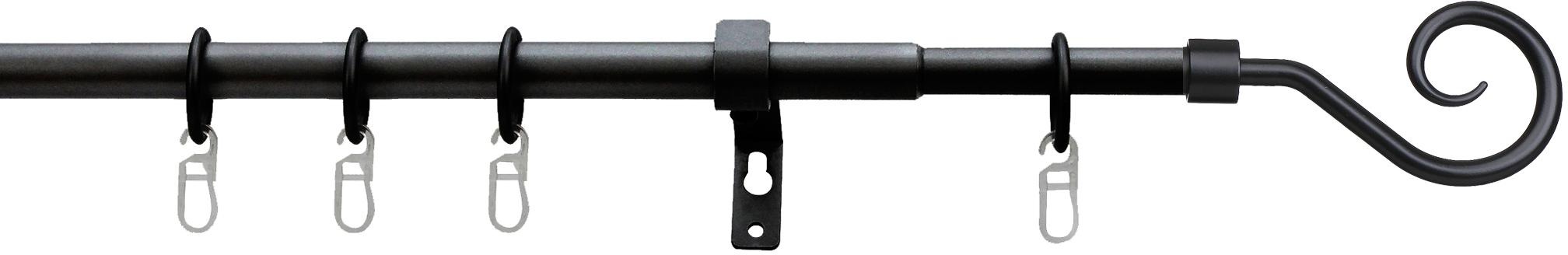 indeko Gardinenstange »Jena« Ø 13 mm 1 läufig-läufig ausziehbar stufenlos v günstig online kaufen