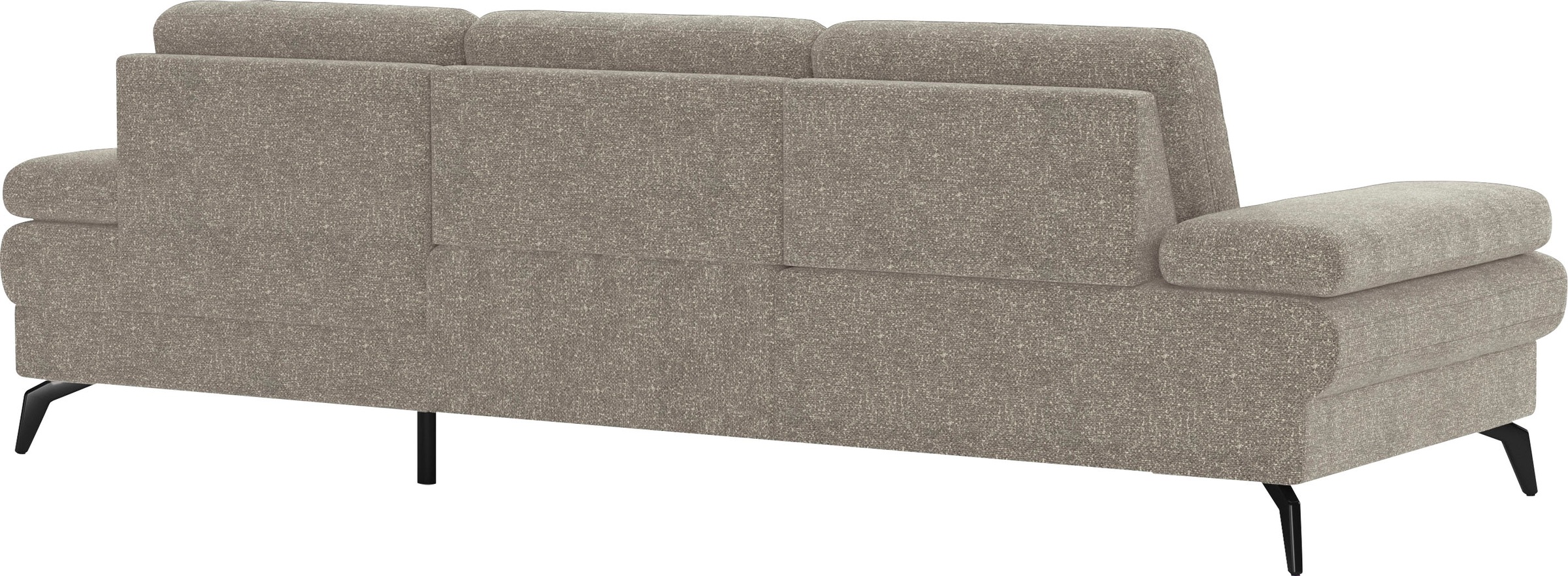 sit&more Ecksofa »Morris L-Form, inkl. Sitztiefenverstellung«, wahlweise mit Armteilverstellung, Bettfunktion & Bettkasten