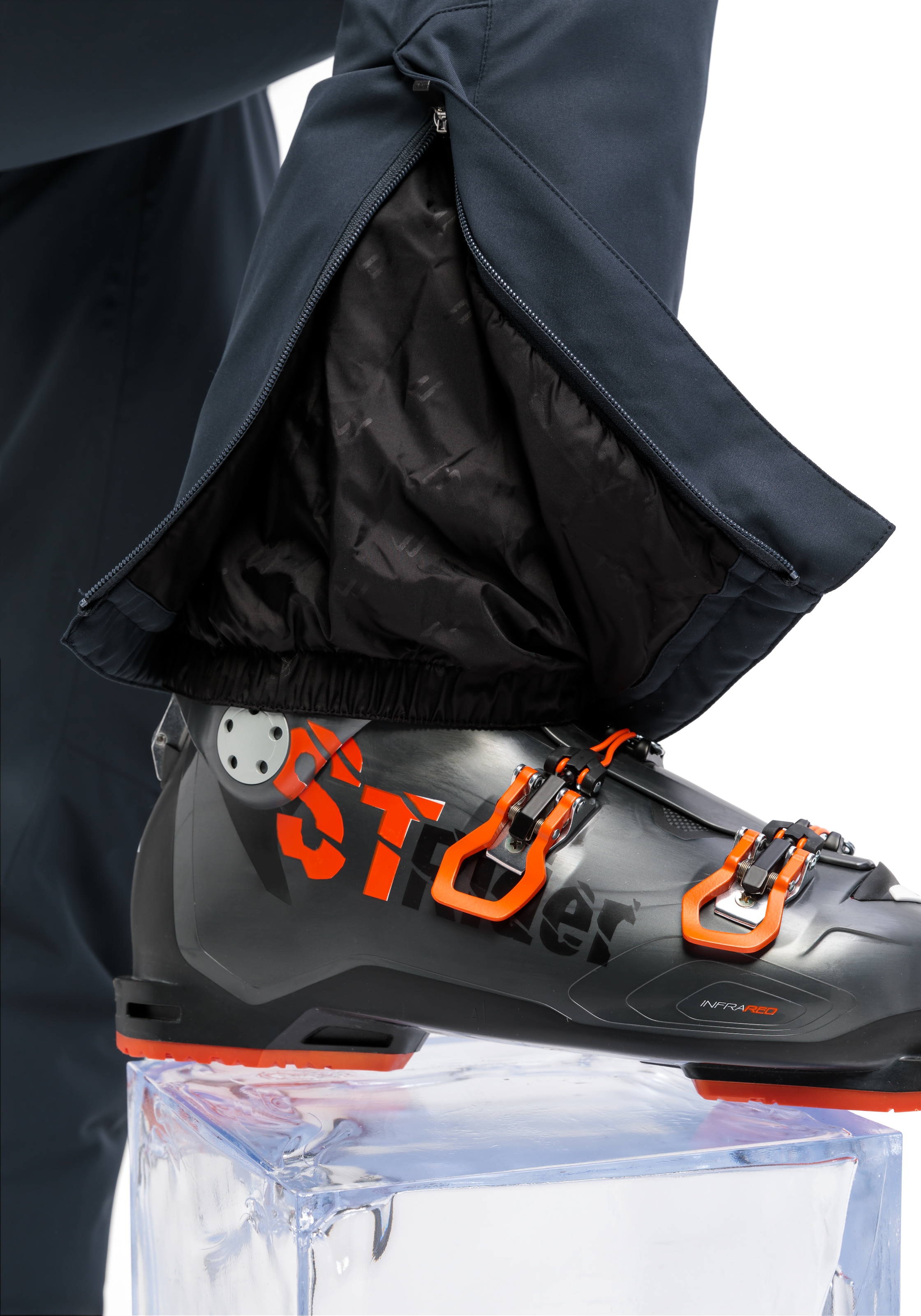 Maier Sports Skihose »Anton Vent slim«, Herren Schneehose mit Hosenträgern, wind/wasserdicht, Slim Fit