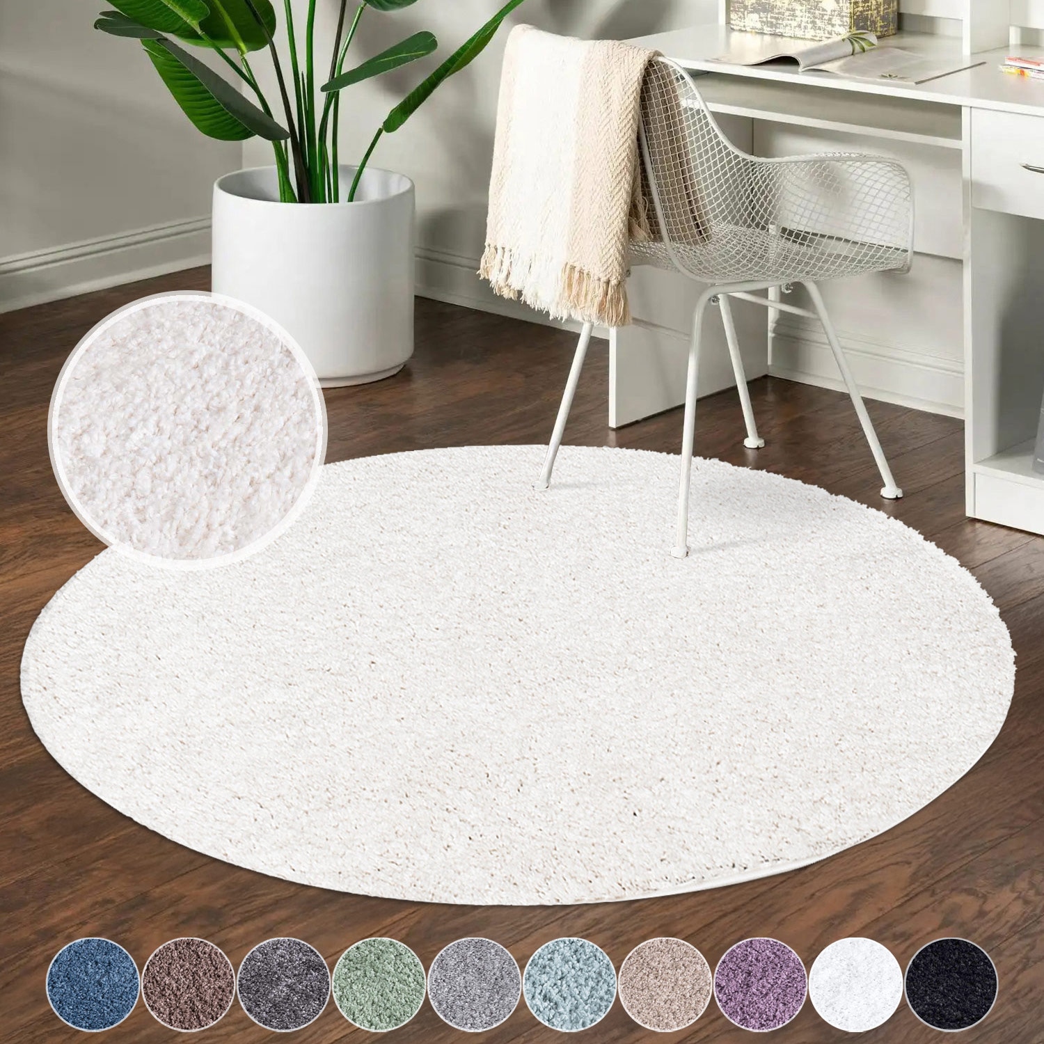Carpet City Hochflor-Teppich »City Shaggy«, rund, 30 mm Höhe, Teppich Langf günstig online kaufen