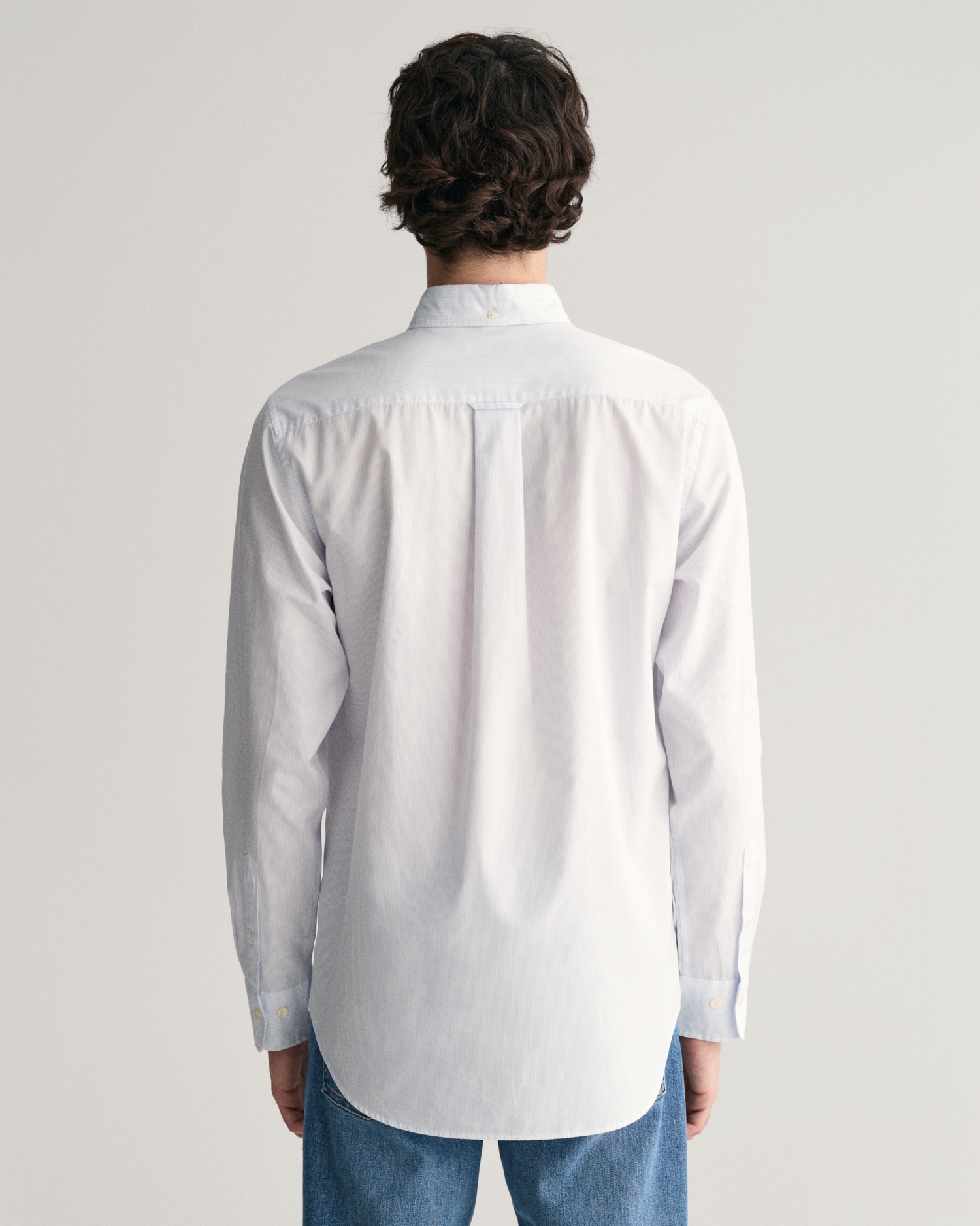 Gant Langarmhemd »REG POPLIN BANKER SHIRT« Banker Stripe Popeline, leichte Baumwolle