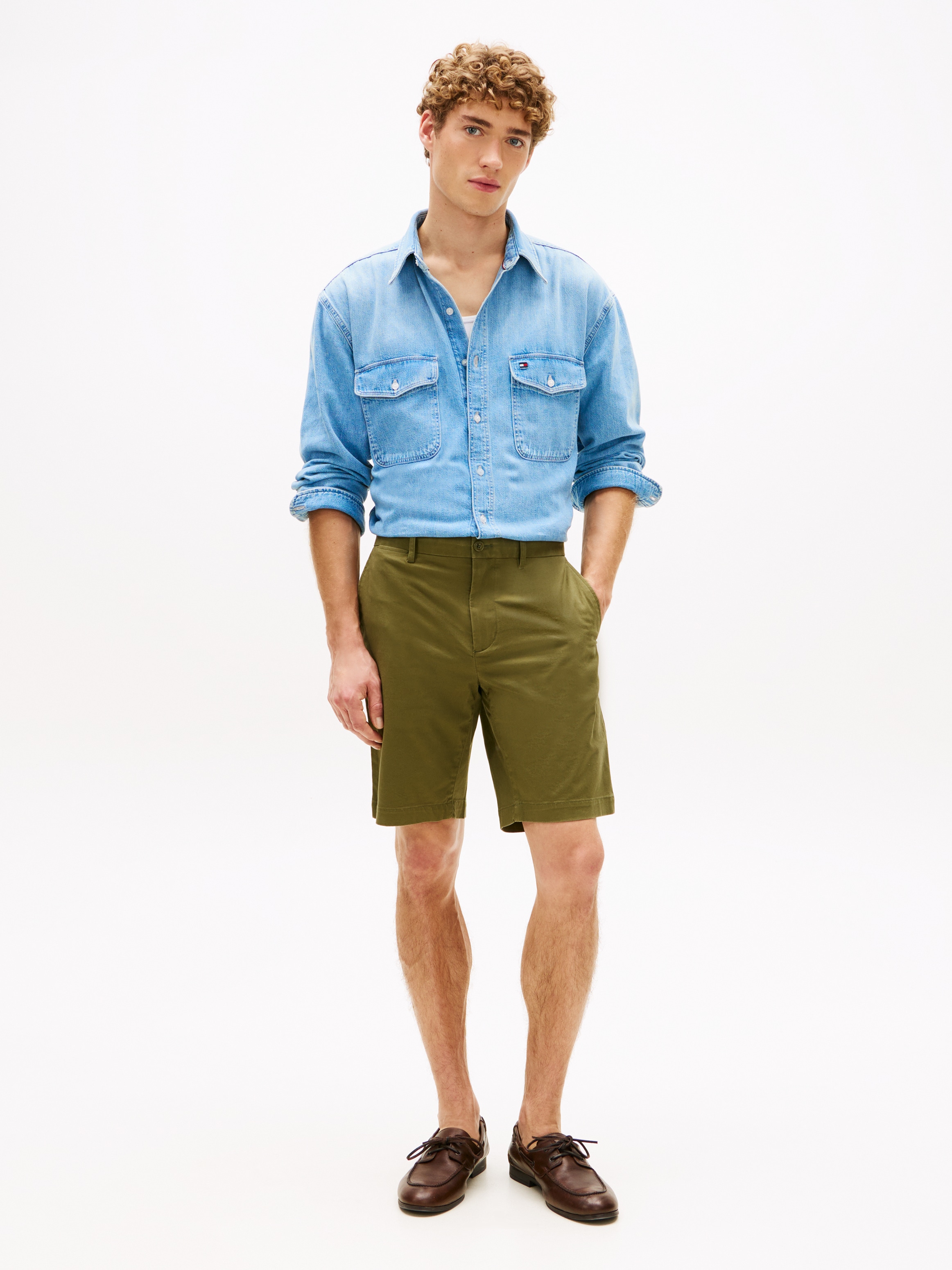Tommy Hilfiger Chinoshorts »DENTON«  gerade Form, schlichtes Design