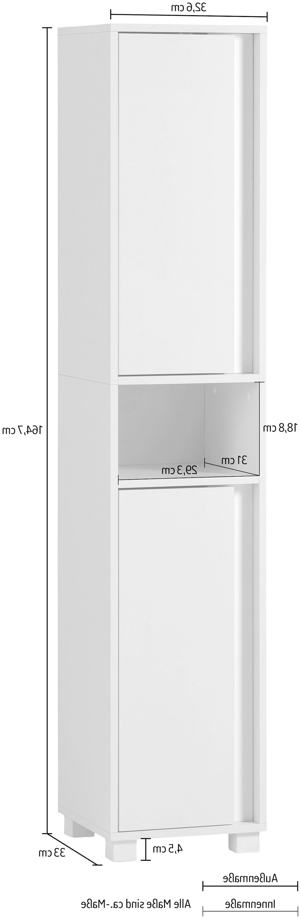 INOSIGN Hochschrank »Dex«, Badmöbel, Breite 32cm