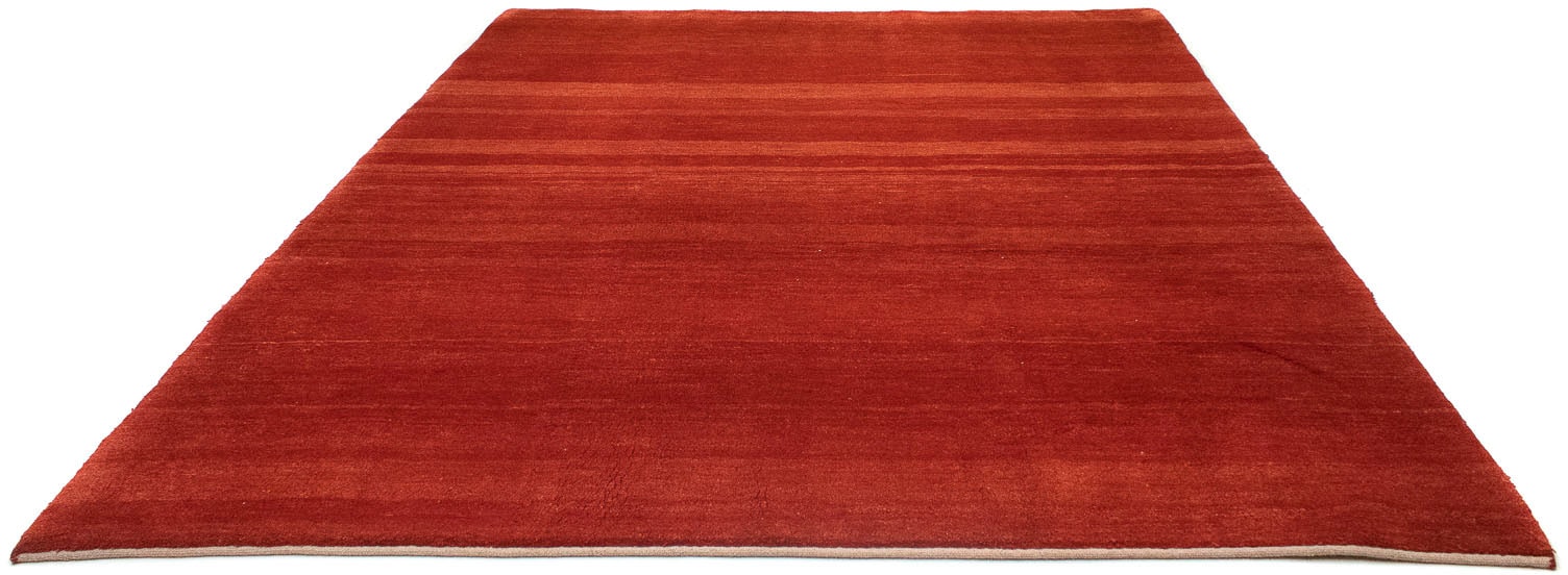 morgenland Wollteppich »Gabbeh handgeknüpft schnell und rechteckig, Teppich bestellen handgeknüpft rot«, bequem