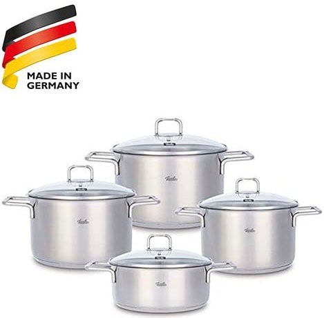 Fissler Topf-Set »Hamburg«, Edelstahl 18/10, (Set, 4 tlg., je 1 Kochtopf Ø günstig online kaufen