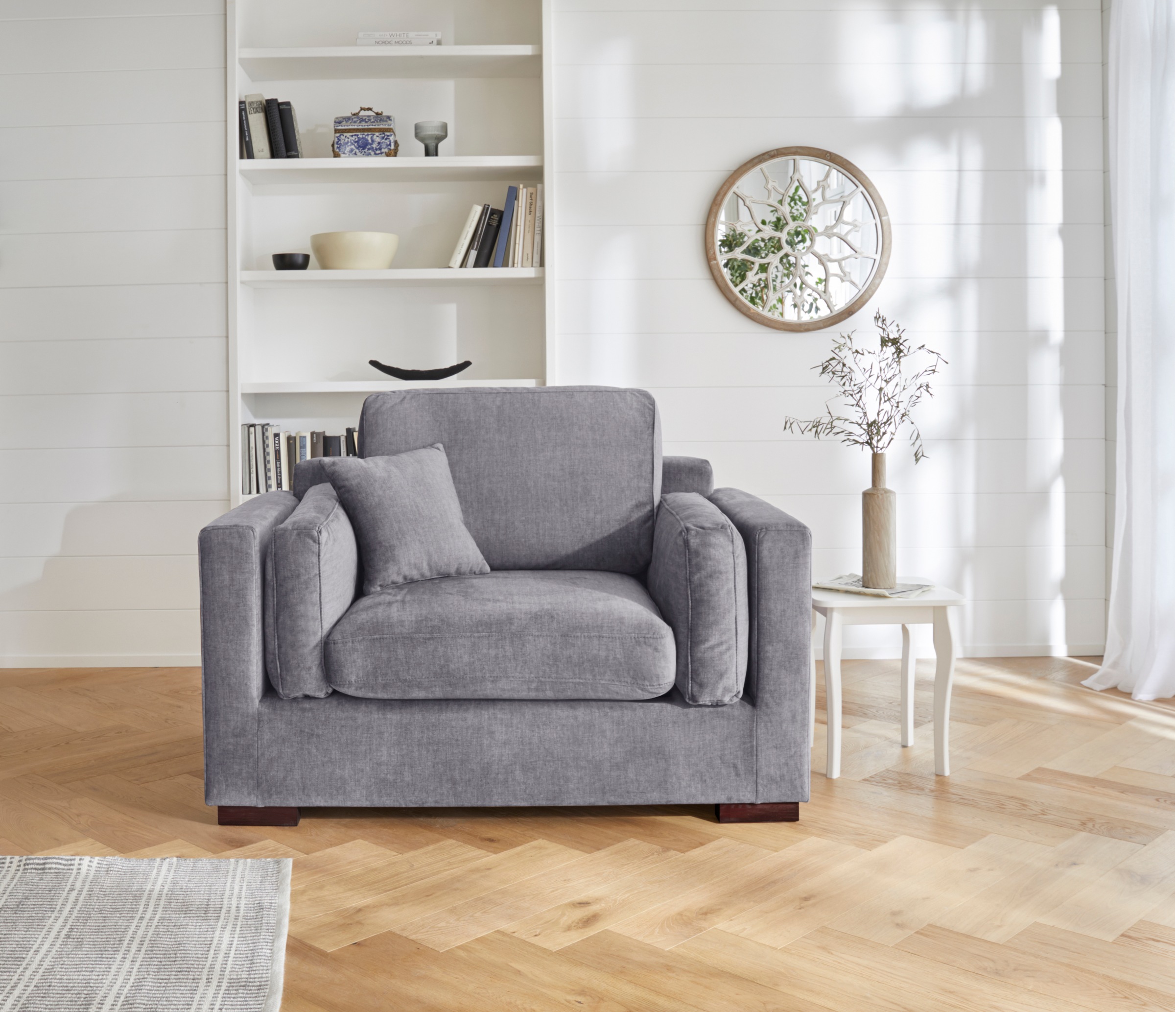 Home affaire Loveseat »Fresh Pond Sessel«, weicher Sitzkomfort, incl. Zierk günstig online kaufen