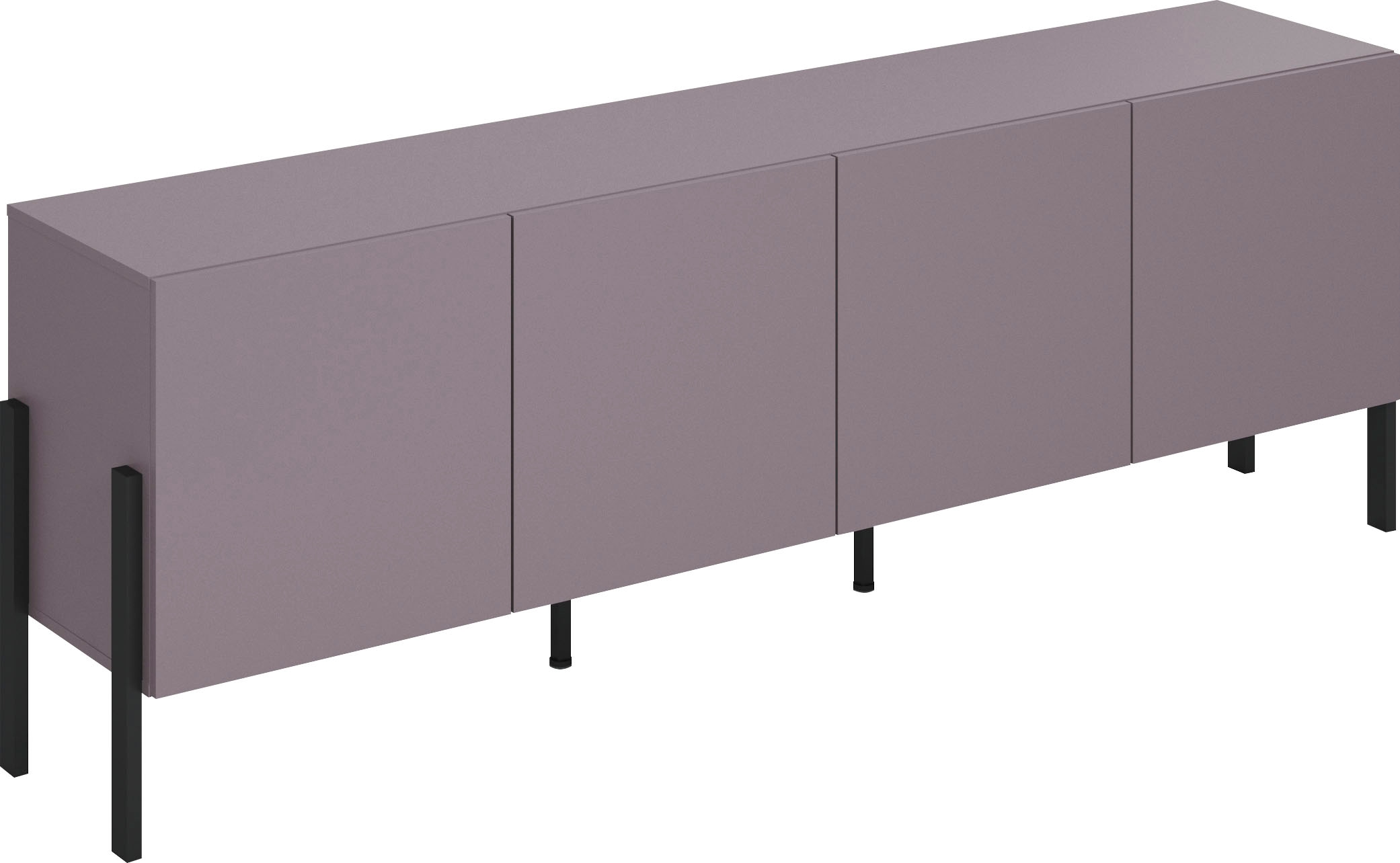 INOSIGN Kommode »Jukon,Breite 200 cm, moderne grifflose Kommode,4 Türen«, Sideboard, Anrichte viel Stauraum, push-to-open-Funktion