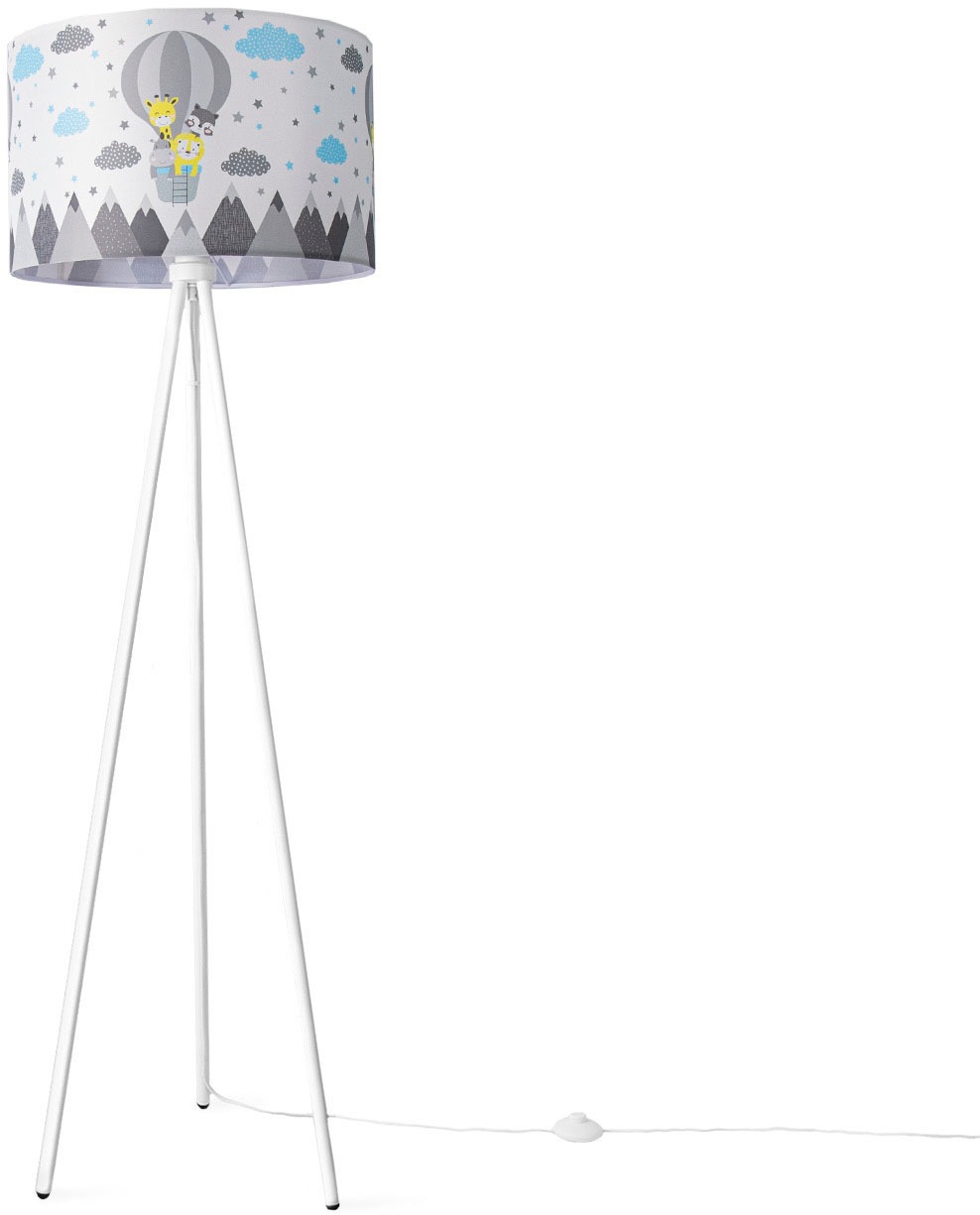 Paco Home Stehlampe »Trina Cosmo«, Leuchtmittel E27 | ohne Leuchtmittel, Lampe Kinderzimmer Kinderlampe Babyzimmer E27 Heißluftballon Tiere
