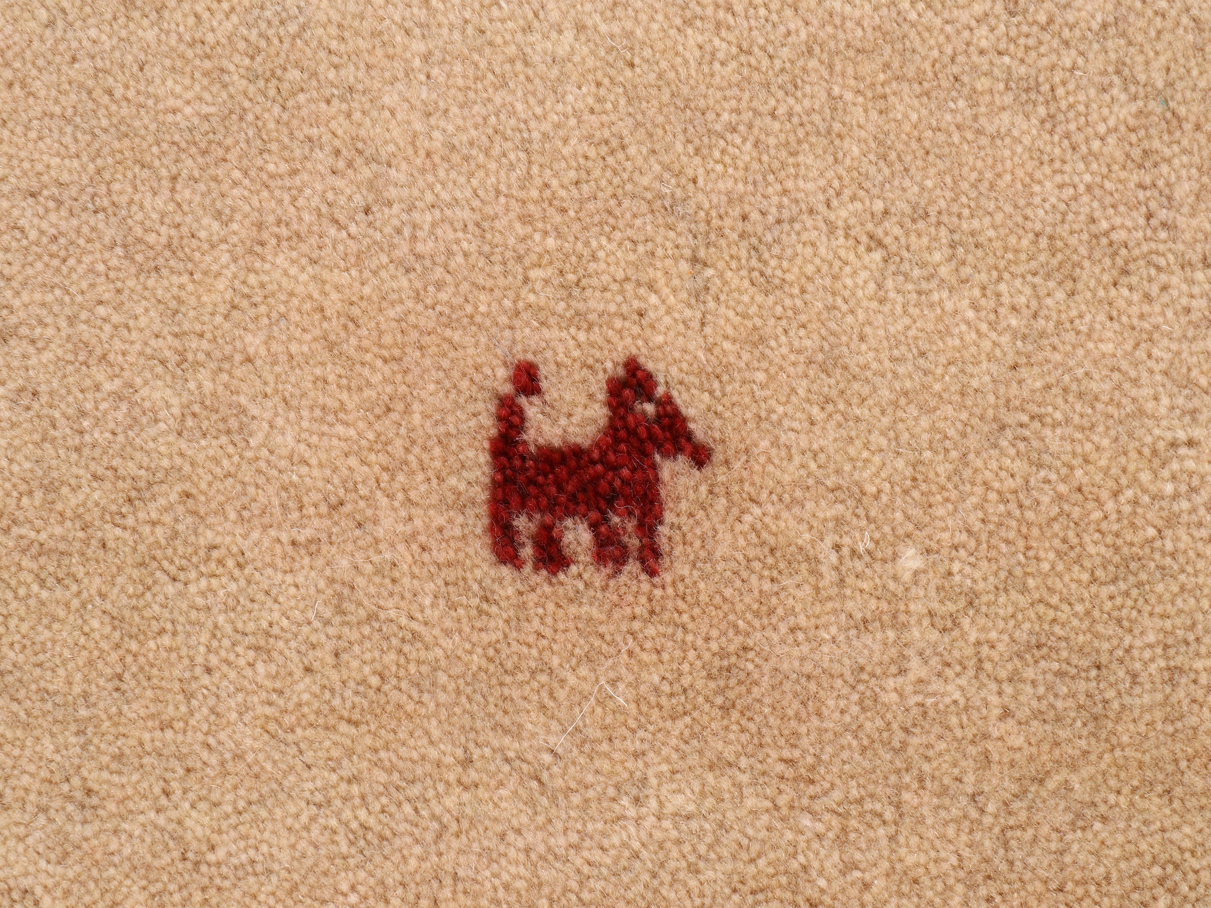 6. Bild von carpetfine Wollteppich »Gabbeh Uni«, rechteckig