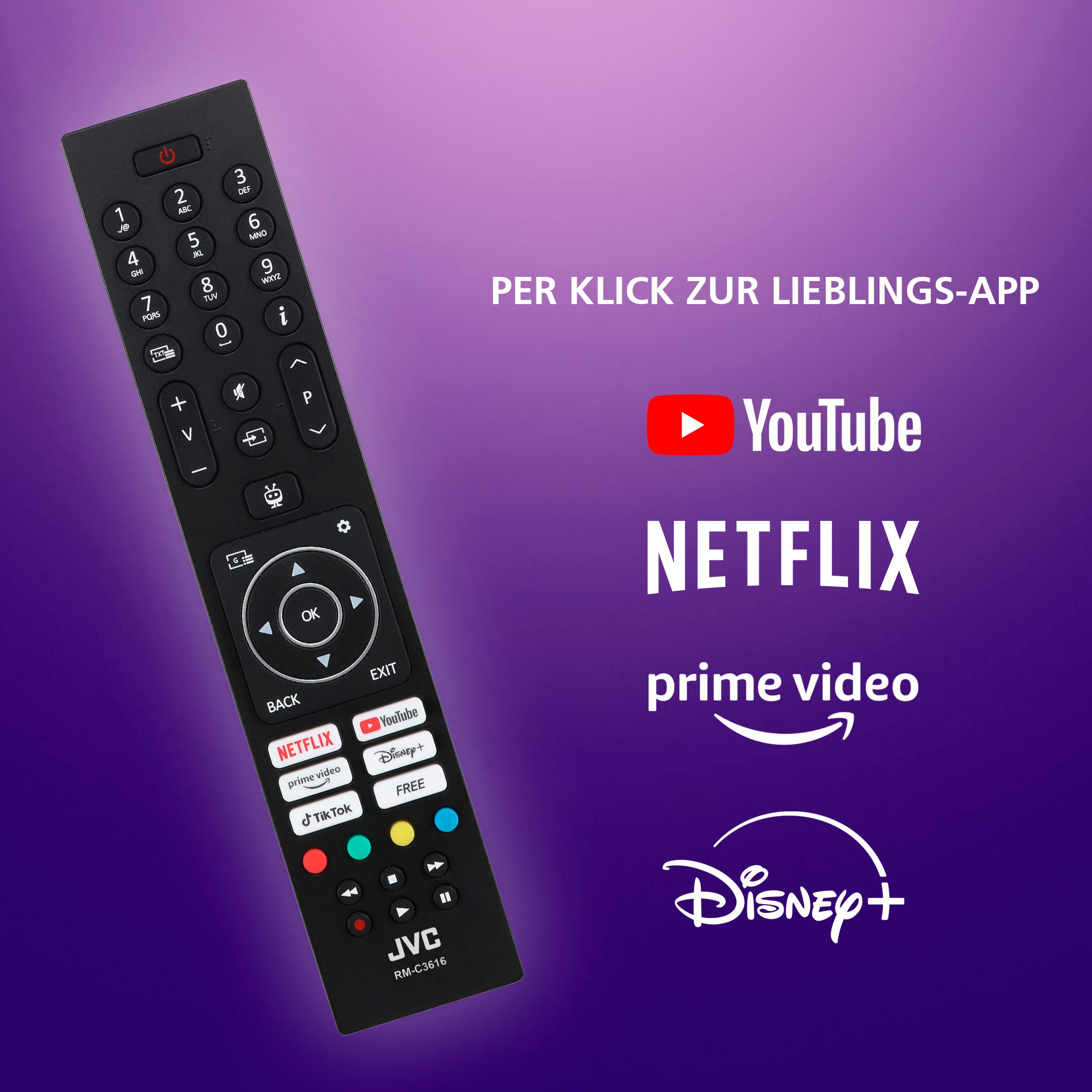 JVC LED-Fernseher »LT-32VH7555«, Smart-TV