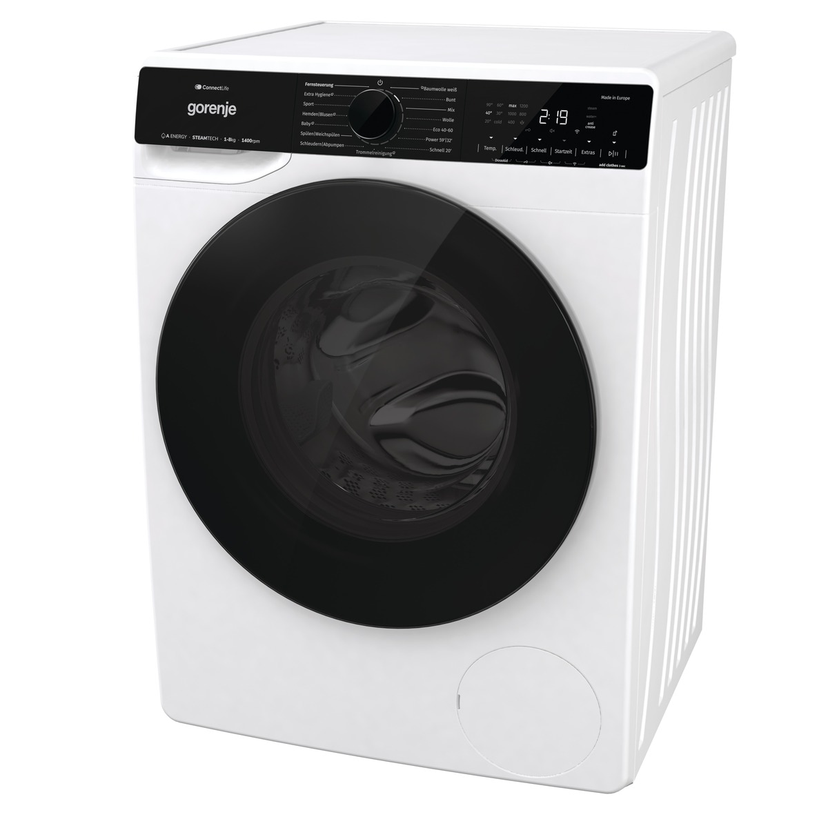 GORENJE Waschmaschine »WPNA84A2TS«, 8 kg, 1400 U/min, Energieklasse A-20% günstig online kaufen