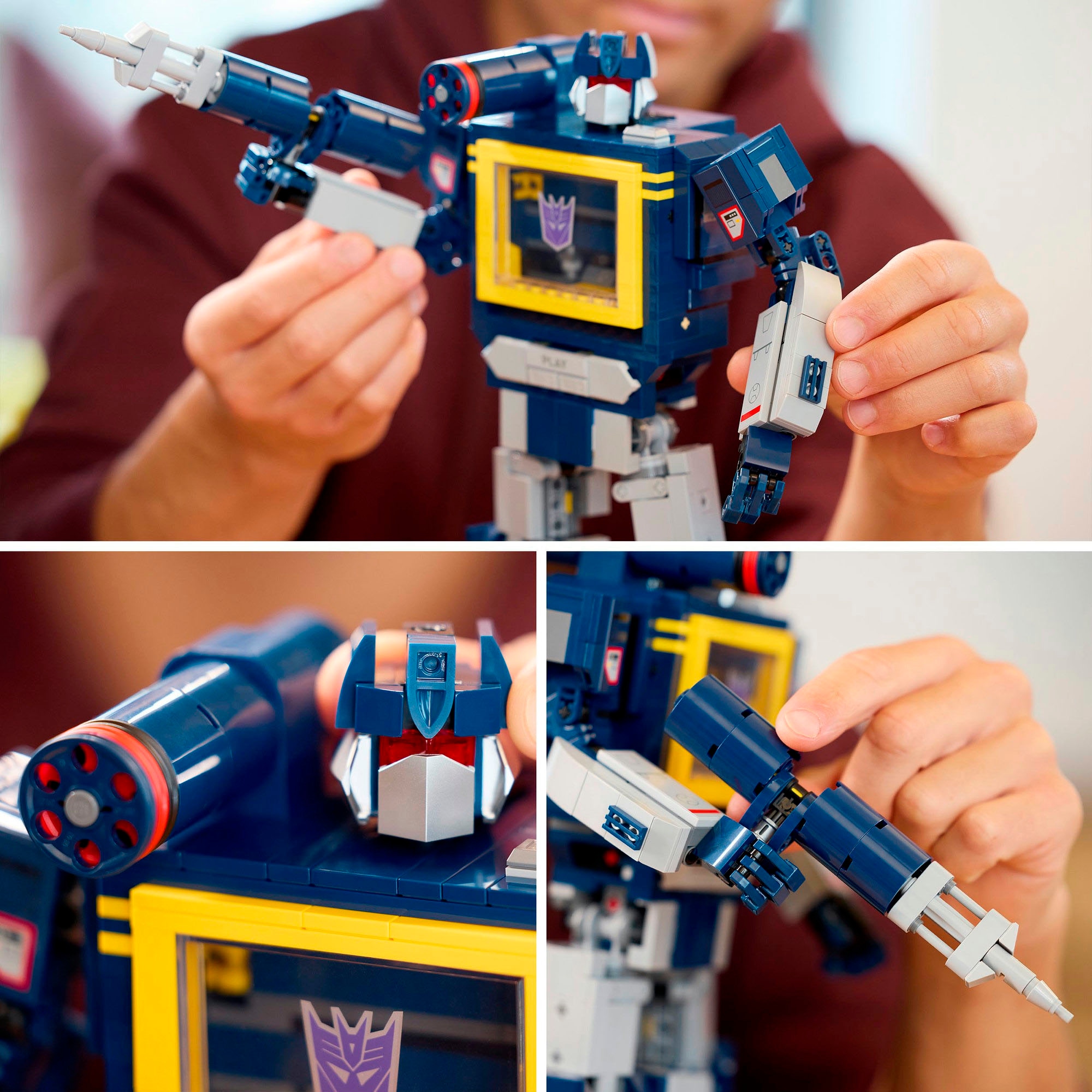 LEGO® Konstruktionsspielsteine »Transformers: Soundwave (10358), LEGO Icons« Made in Europe