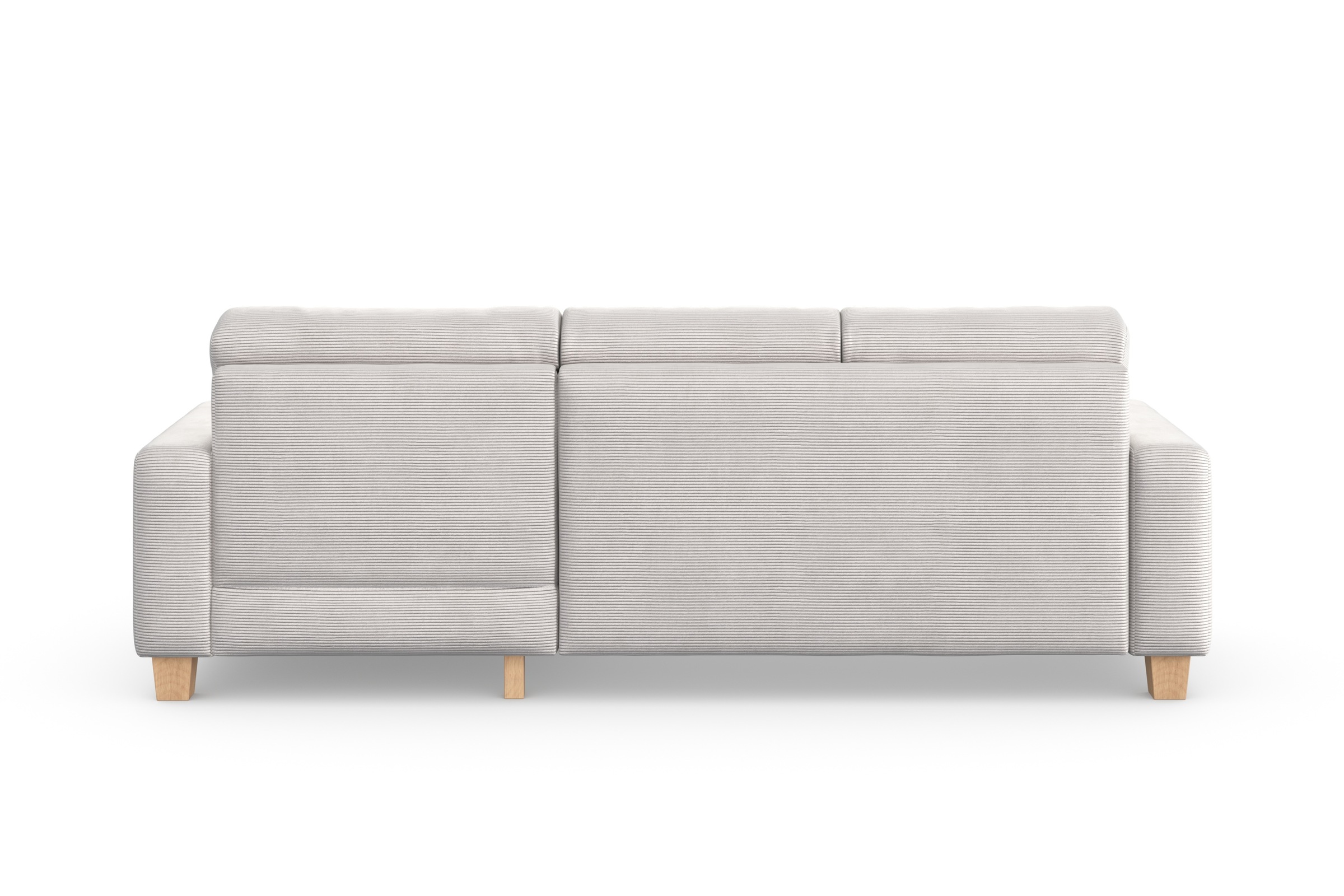 Home affaire Ecksofa »Summer L-Form«, mit Recamiere, mit oder ohne Bettfunktion und Bettkasten, Cord-Bezug