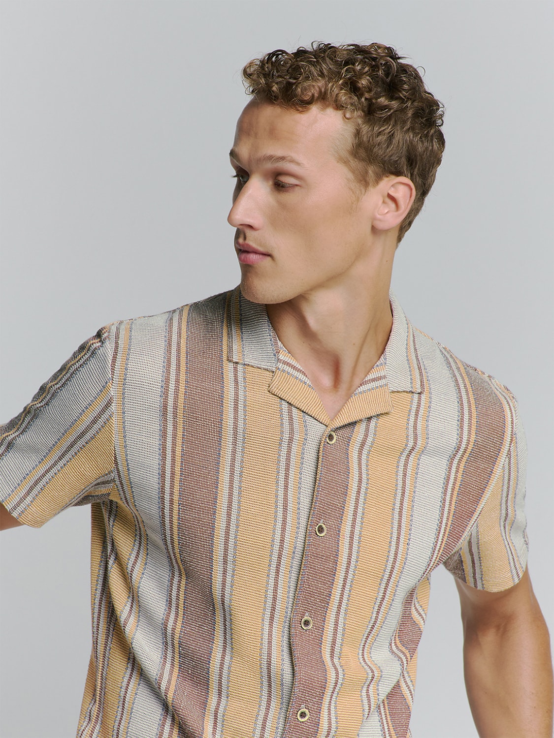 NO EXCESS Langarmhemd »No Excess Jersey-Hemd«