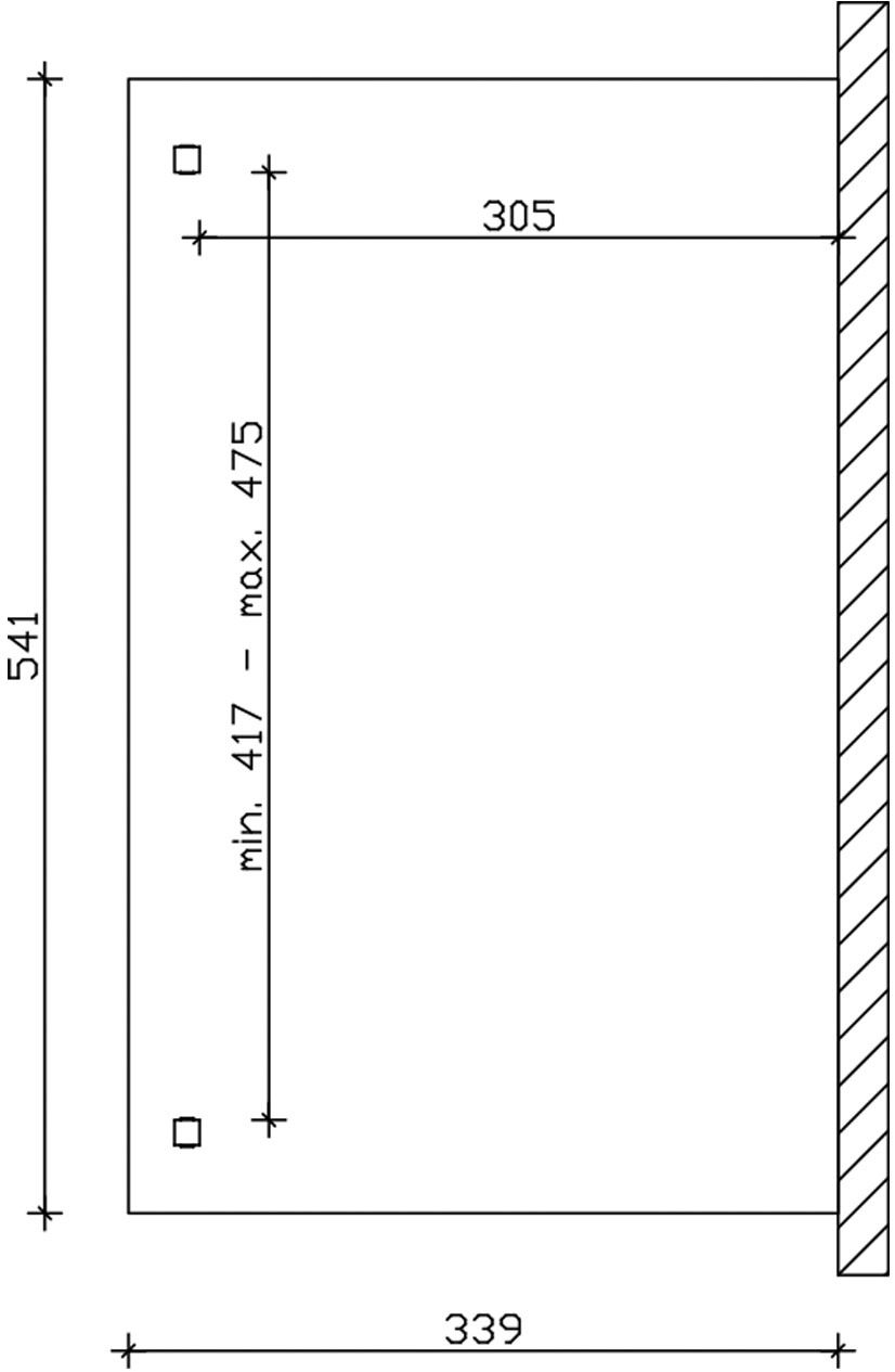 Skanholz Terrassendach »Verona« Leimholz