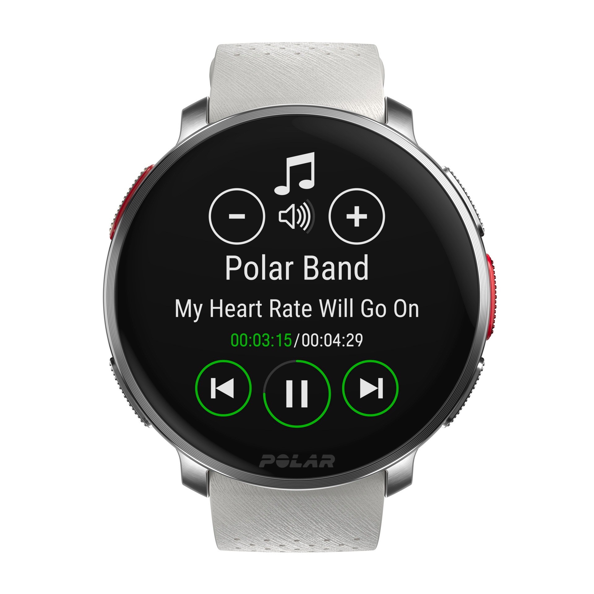 Polar Smartwatch »VANTAGE V3«, (3,5 cm / 1,39 Zoll), 32 GB, Premium-Multisportuhr Silikon-Armband S-L)