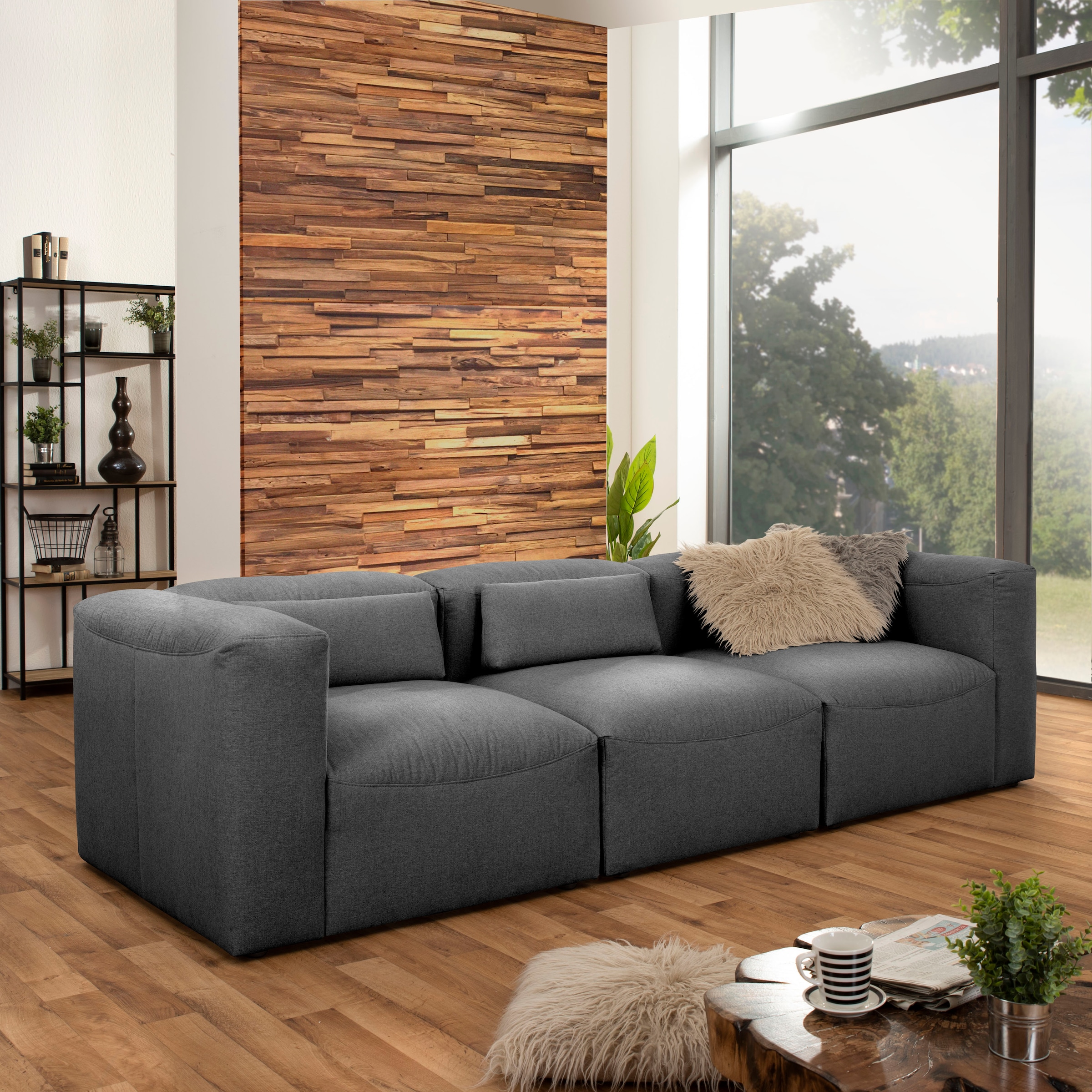 Max Winzer® 3-Sitzer »Lena«, (Spar-Set, 3 St.), Sofa-Set 05 aus 3 Sitz-Elementen, individuell kombinierbar