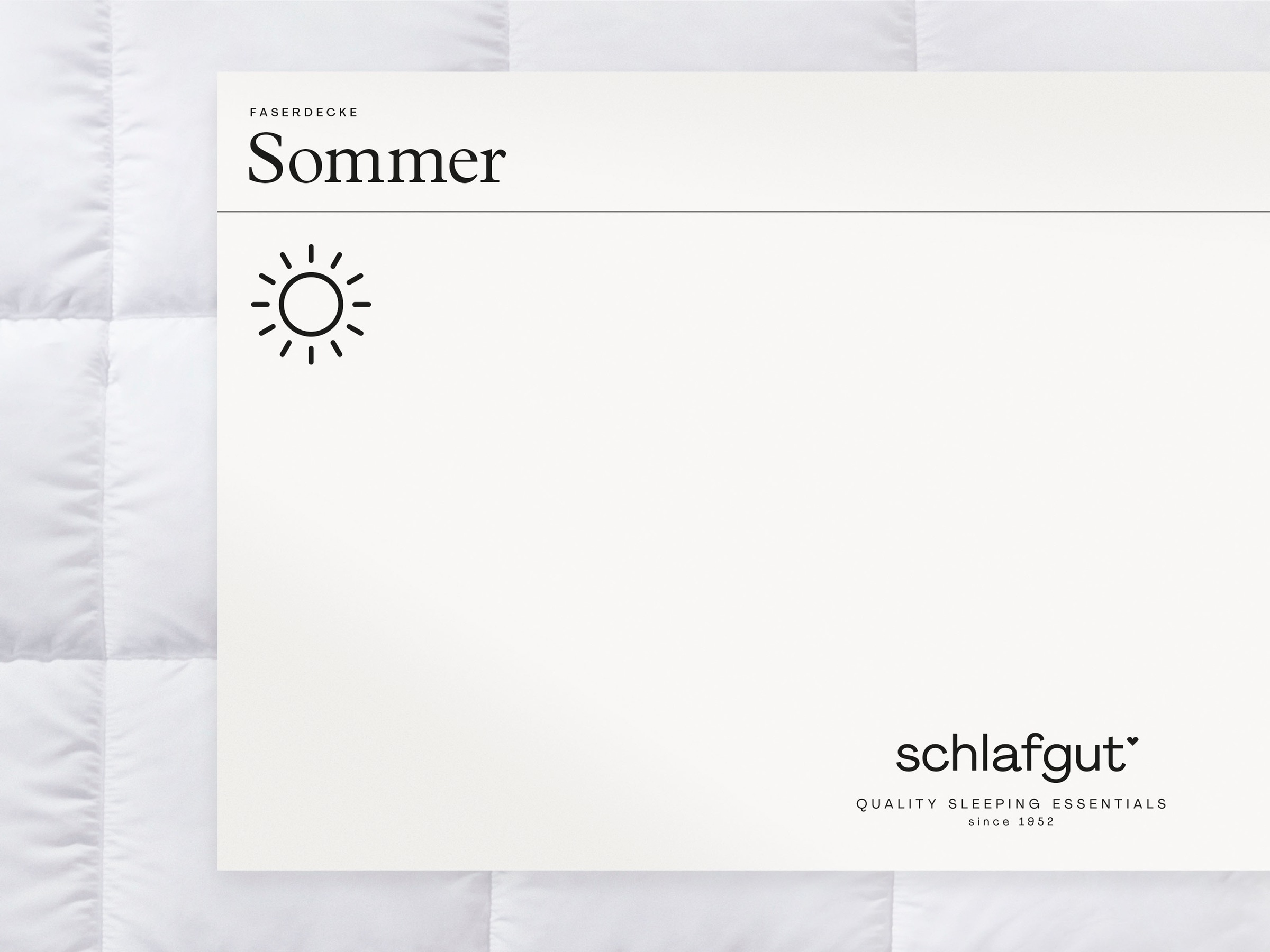 Schlafgut Kunstfaserbettdecke »Casual«, leicht, (1 St.), langlebige Bettdecke in 135x200 oder 155x220 cm, Sommer oder Winter