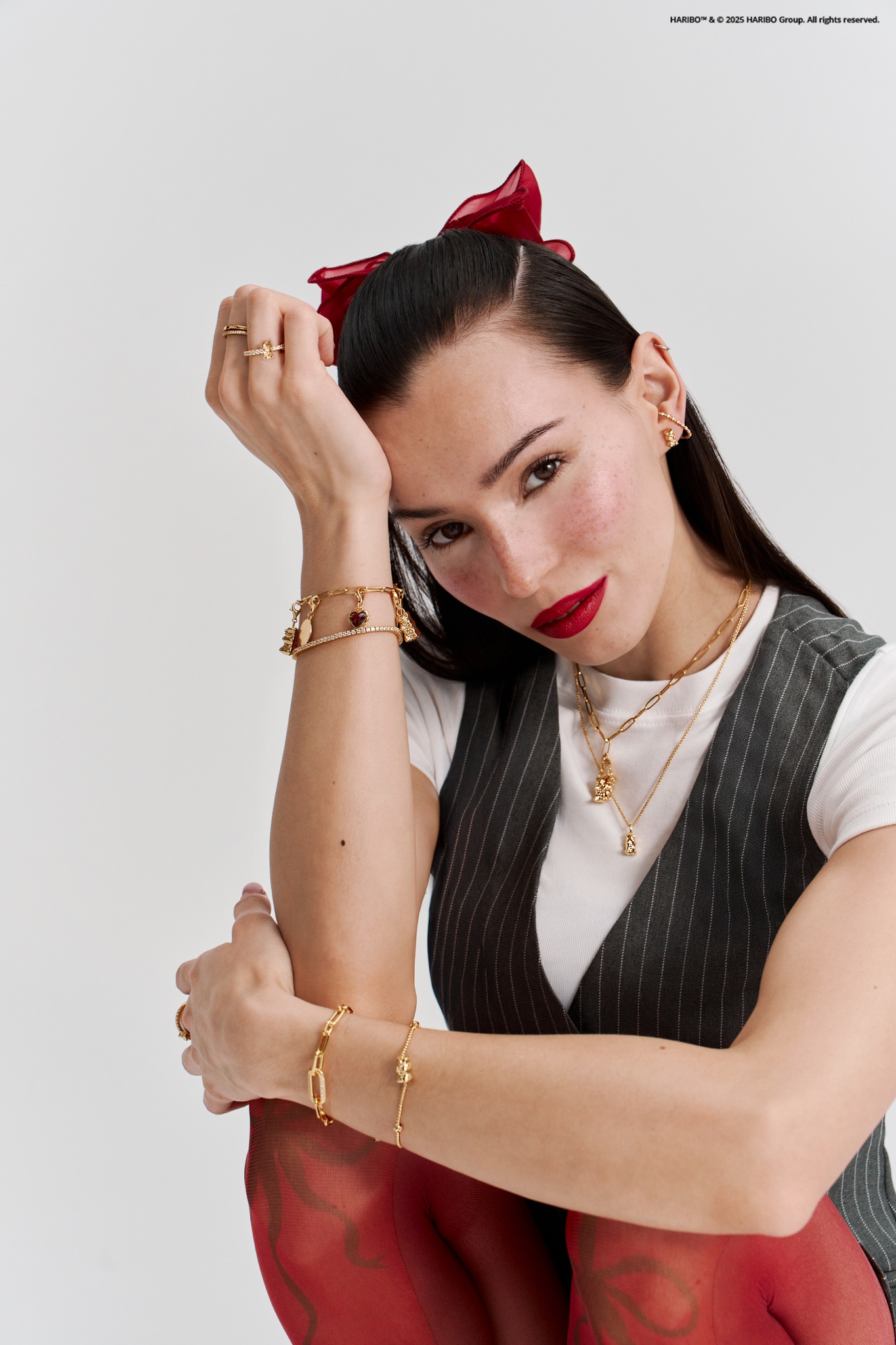 THOMAS SABO Kette mit Anhänger »THOMAS SABO x HARIBO: Kette mit Goldbär«