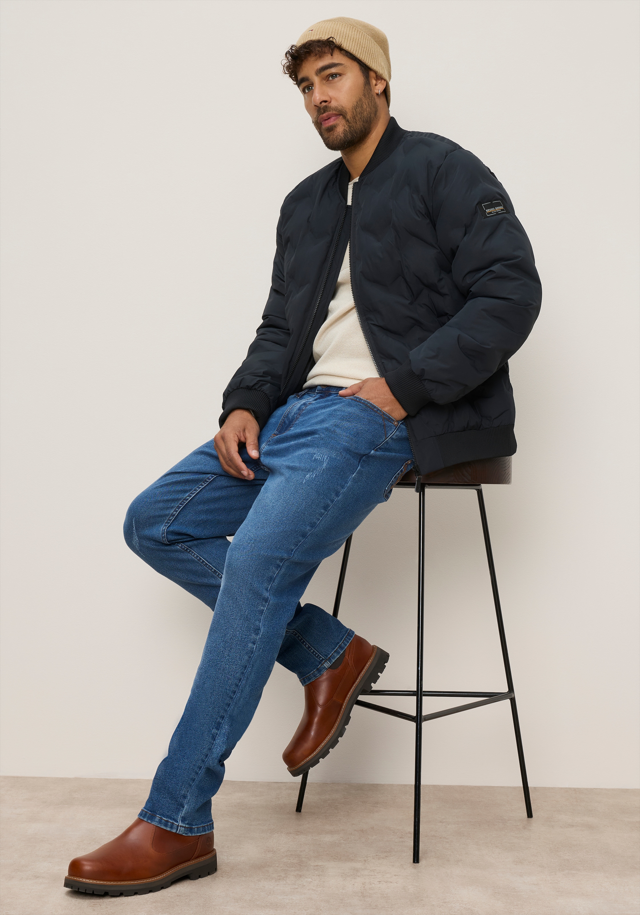 Bruno Banani Steppjacke 1 Stk. tlg. Blouson Steppjacke für den Übergang
