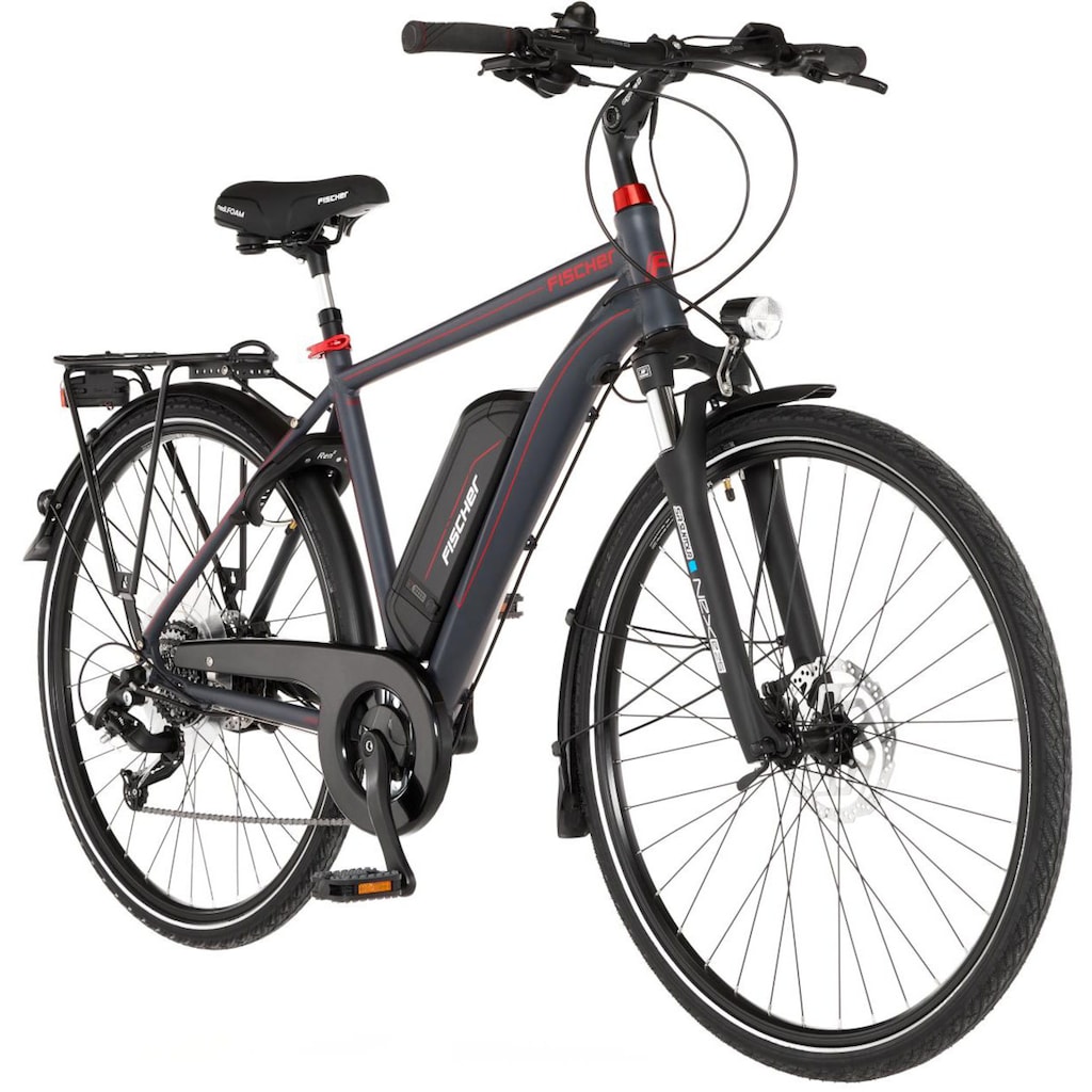 FISCHER Fahrrad E-Bike »VIATOR 1.0 Herren 422«, 8 Gang