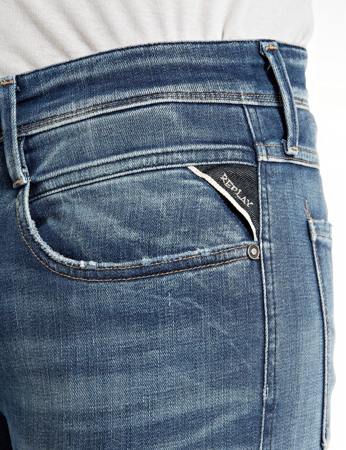 Replay Slim-fit-Jeans »ANBASS«, mit Washed-Optik