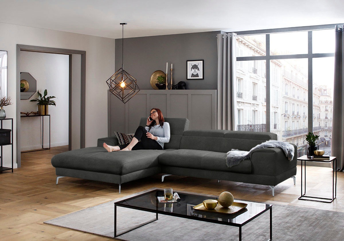 W.SCHILLIG Ecksofa »piedroo, Designsofa mit tollem Sitzkomfort, bequem und günstig online kaufen