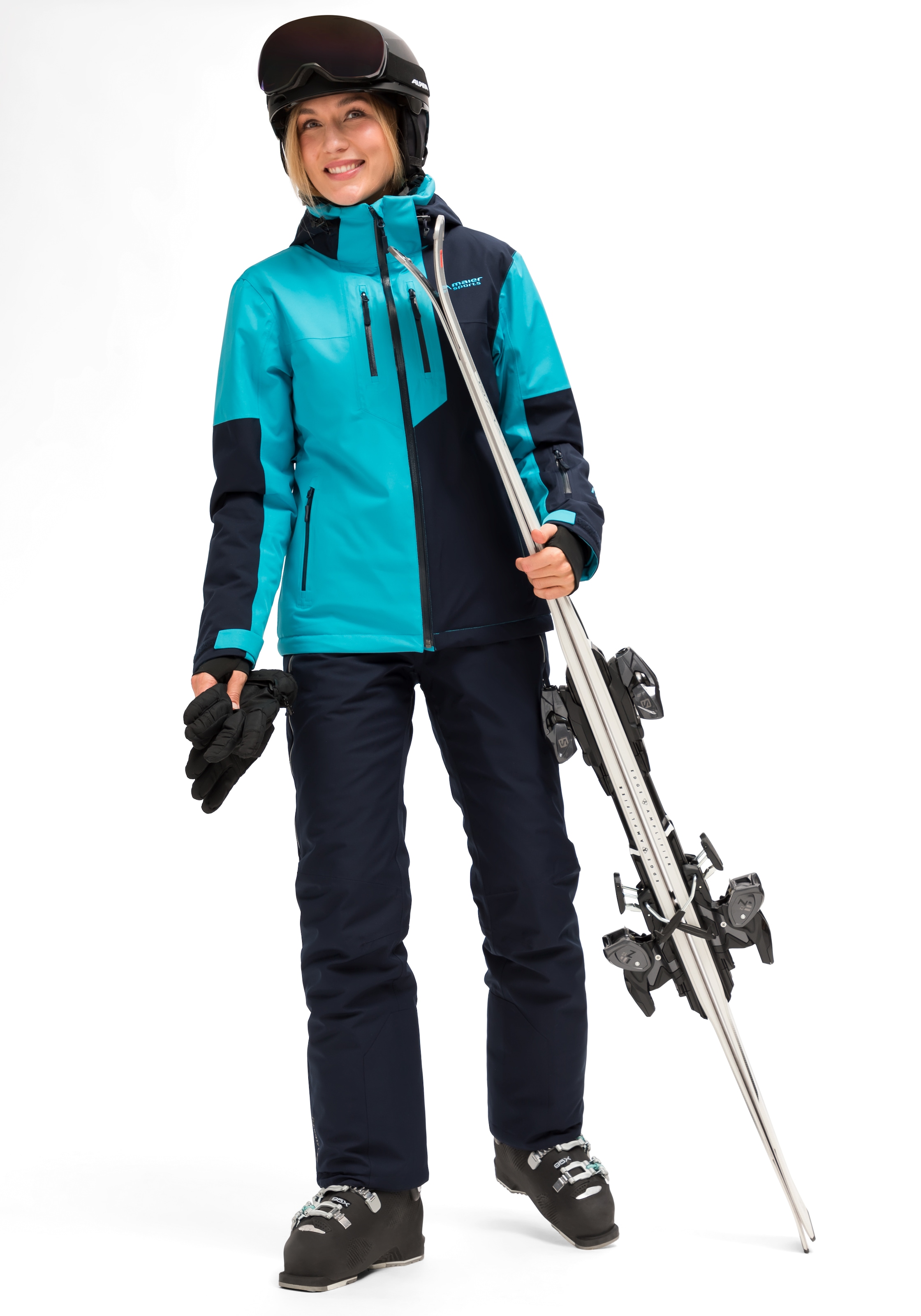 Maier Damen wasserdichte Winterjacke Ski-Jacke, »Manzaneda«, Skijacke bestellen und Sports winddichte atmungsaktive