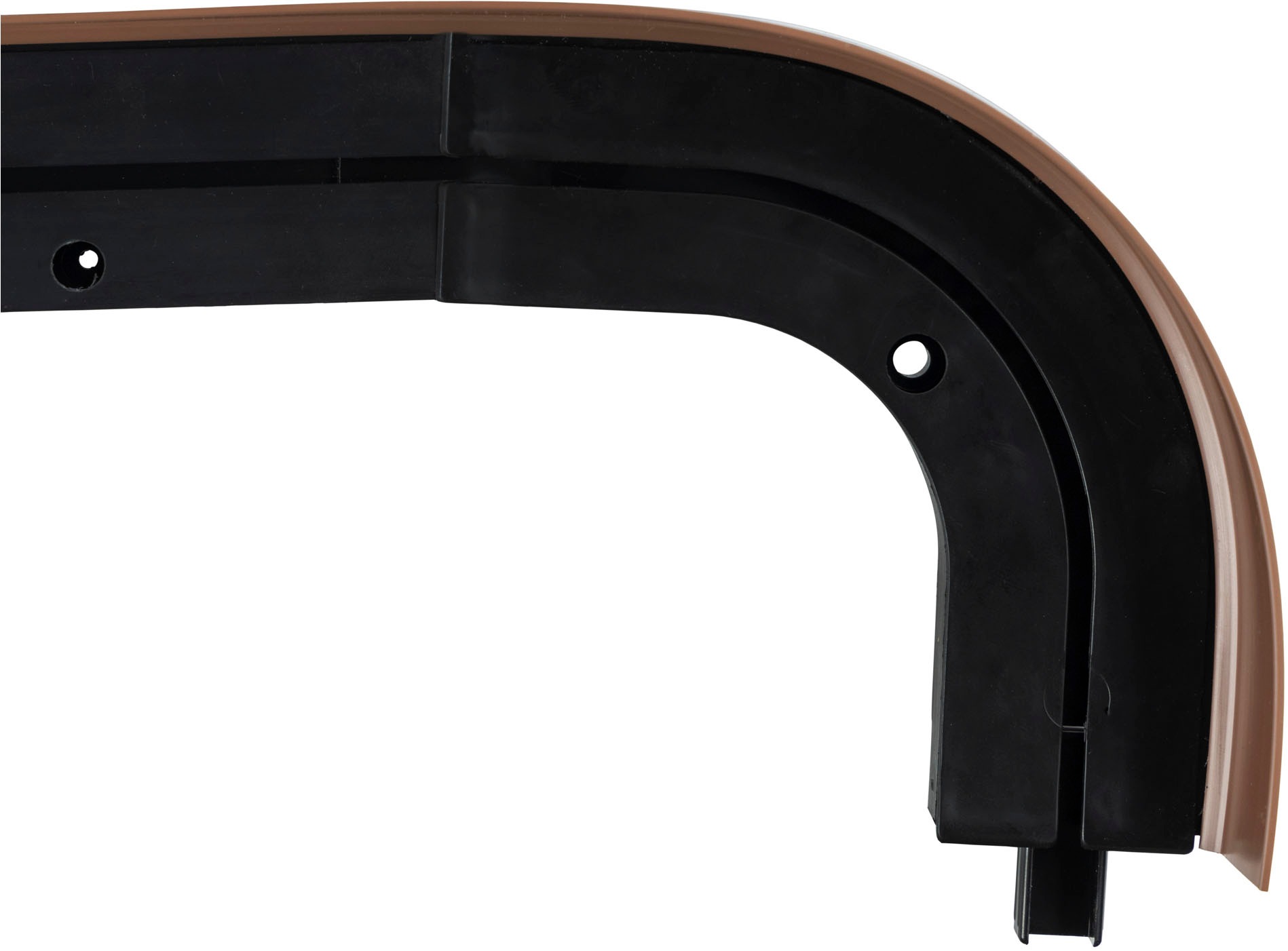 SN DECO GROUP Vorhangschiene »SH1«, 1 läufig-läufig, Fixmaß, Set 1-läufig,inkl. Rundbögen, Blende 5 cm, vorgebohrt, Innenlauf