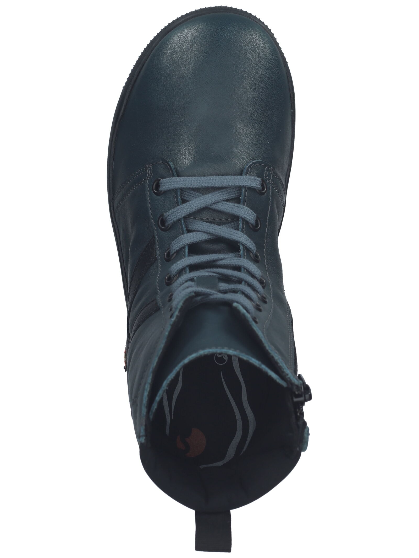 softinos Schnürstiefelette »softinos Stiefelette Leder/Textil«