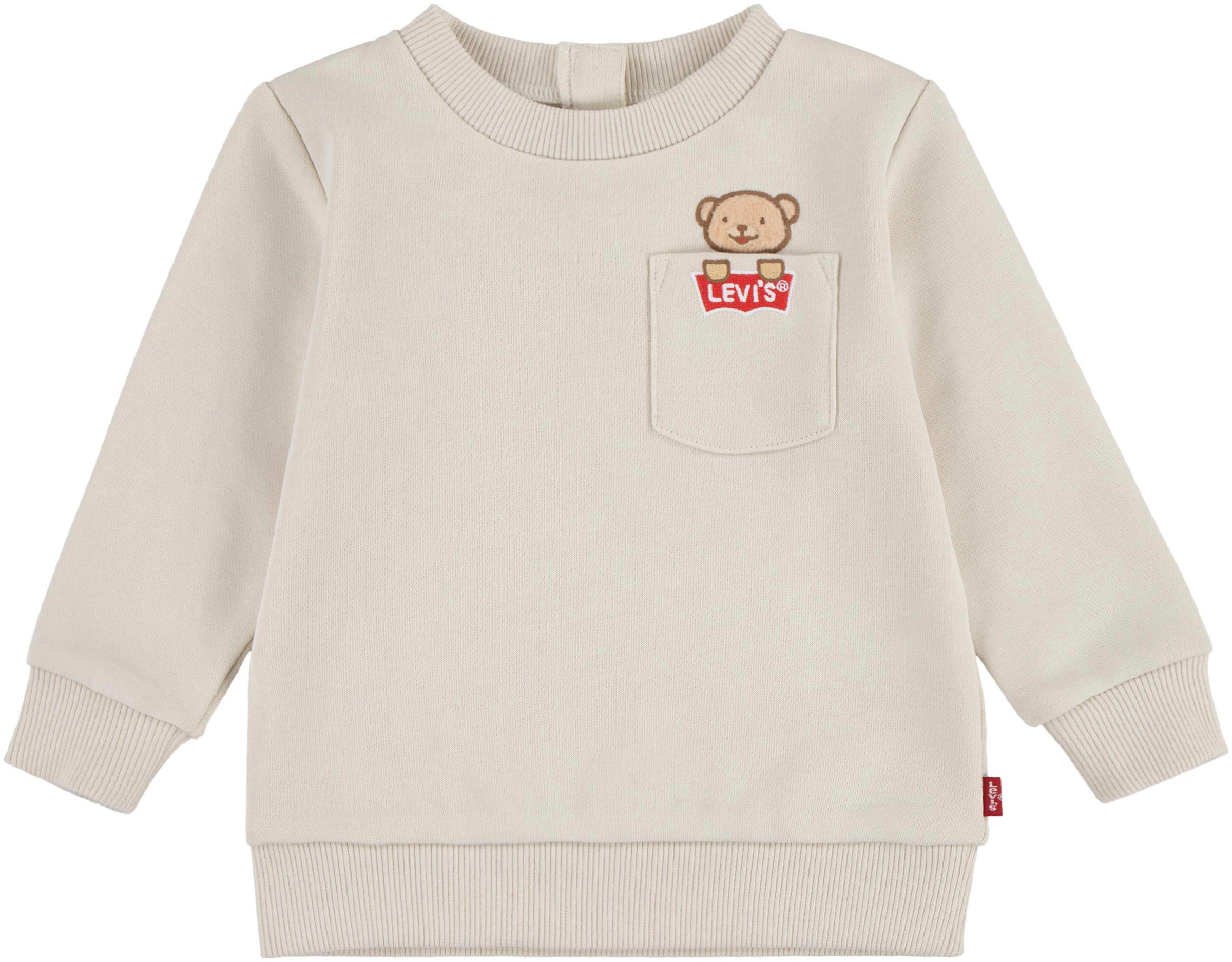 Levi's® Kids Sweatshirt »BEARSWEATSHIRT POCKET CREWNECK«, for BABYS