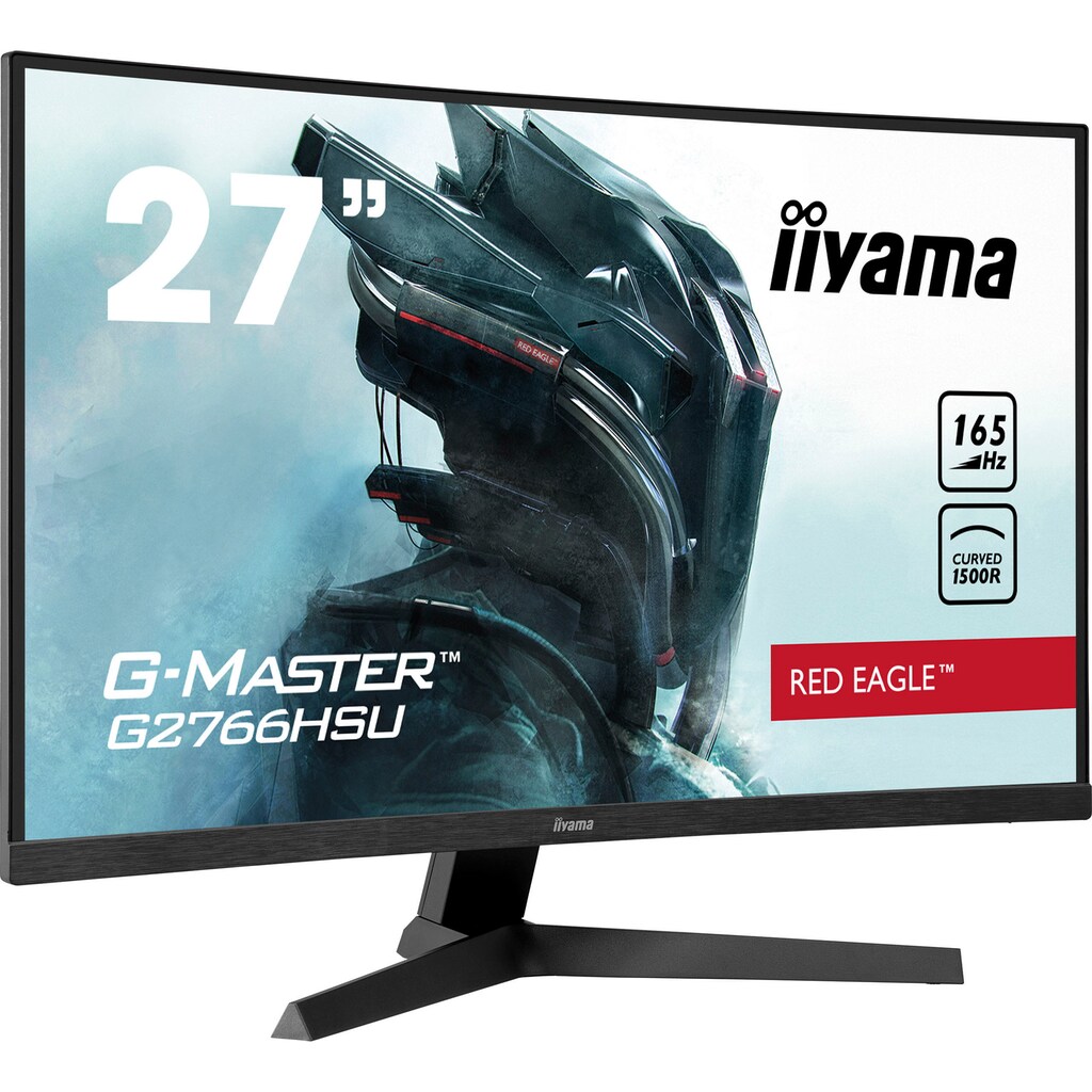 Iiyama Curved-Gaming-Monitor »G-Master G2766HSU-B1«, 68,5 cm/27 Zoll, 1920 x 1080 px, Full HD, 1 ms Reaktionszeit, 165 Hz