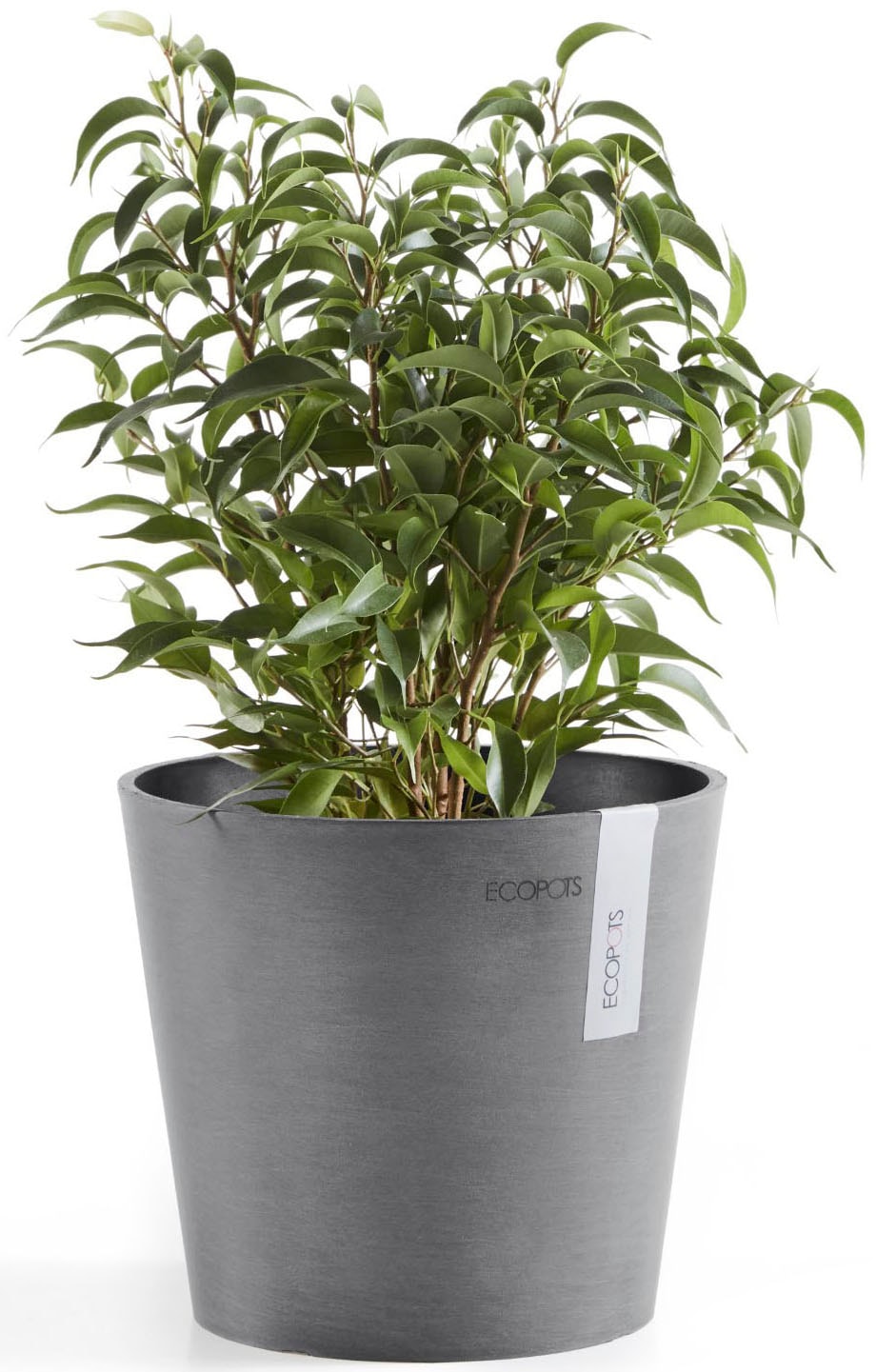 ECOPOTS Blumentopf »AMSTERDAM Mini Grey« BxTxH: 17x17x14,9 cm