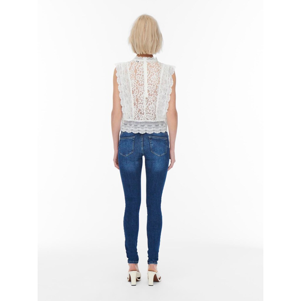 ONLY Spitzenshirt »ONLKARO S/L LACE TOP NOOS WVN«