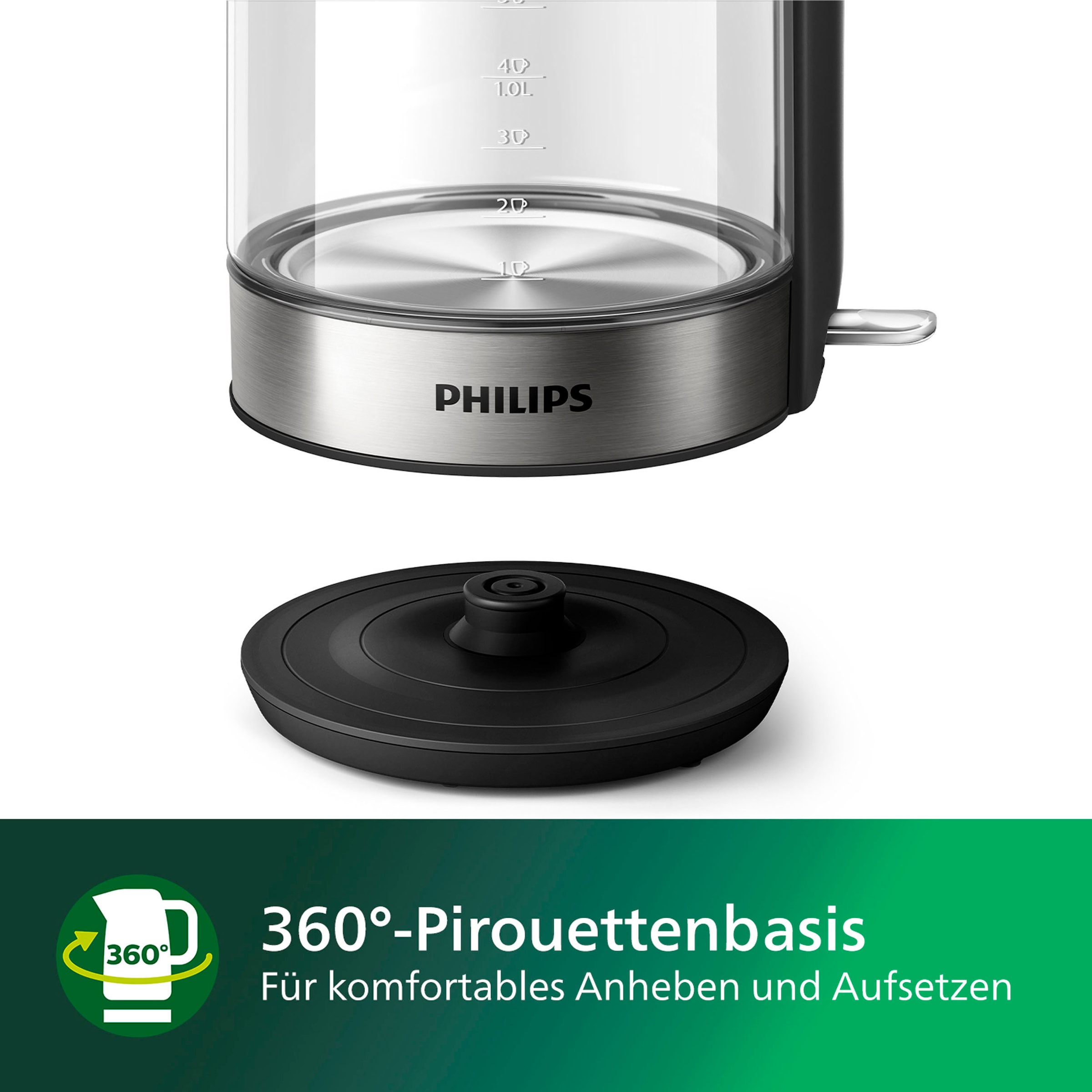 2200 5000 Philips Wasserkocher »Series l, HD9339/80«, 1,7 W