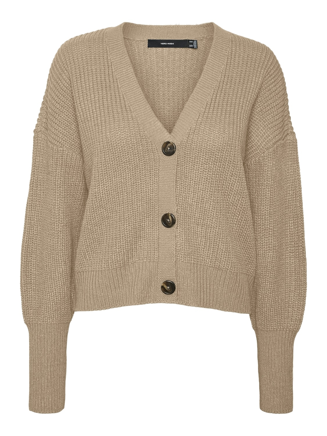 Vero Moda Strickjacke »VMLEA LS V-NECK CUFF CARDIGAN NOOS« Kunstfaser, regular fit