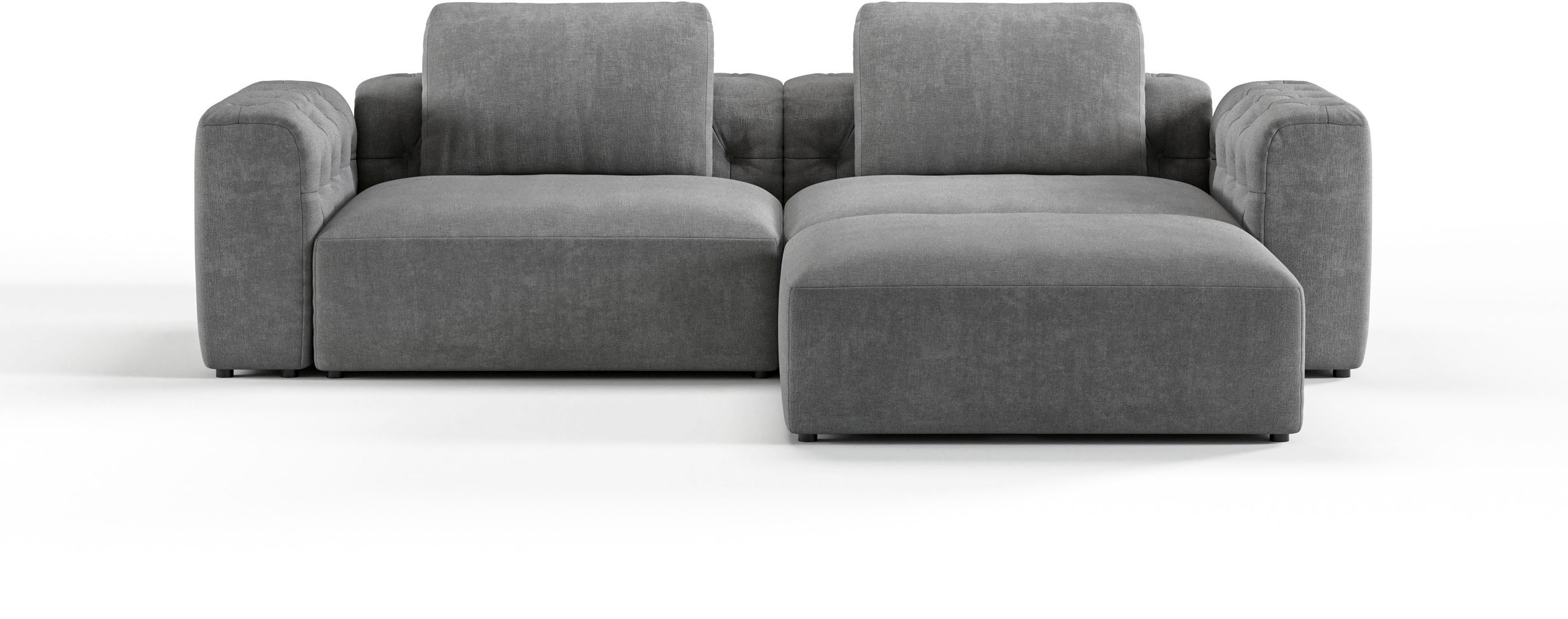 RAUM.ID Ecksofa »Cushid L-Form«, Modulset, bestehend aus 3 Teilen günstig online kaufen