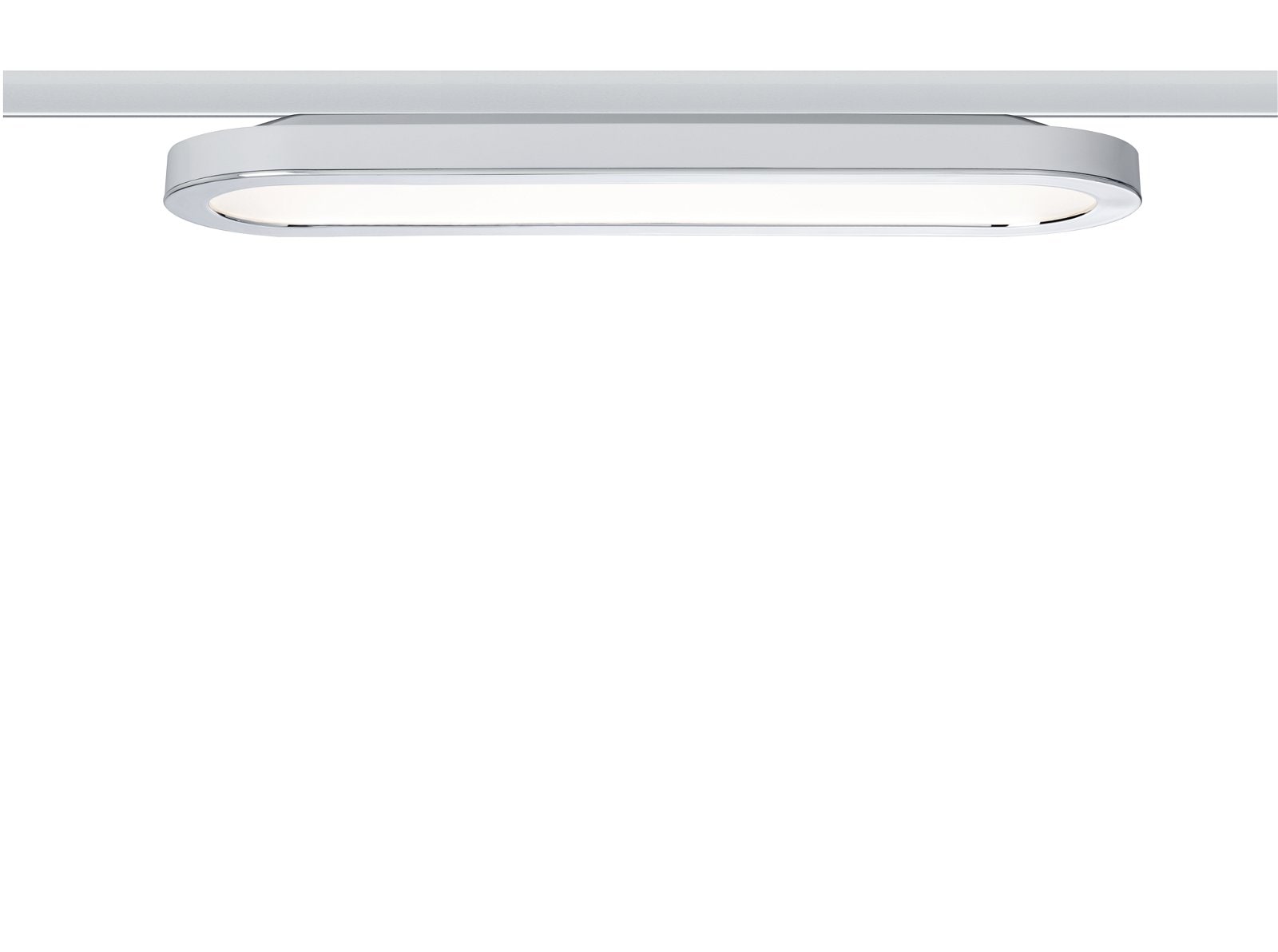 Paulmann Schienensystem-Leuchten »URail Panel Loop 480lm 7W 2700K 230V Chrom matt, Chrom 7W«, Einzelspot, dimmbar