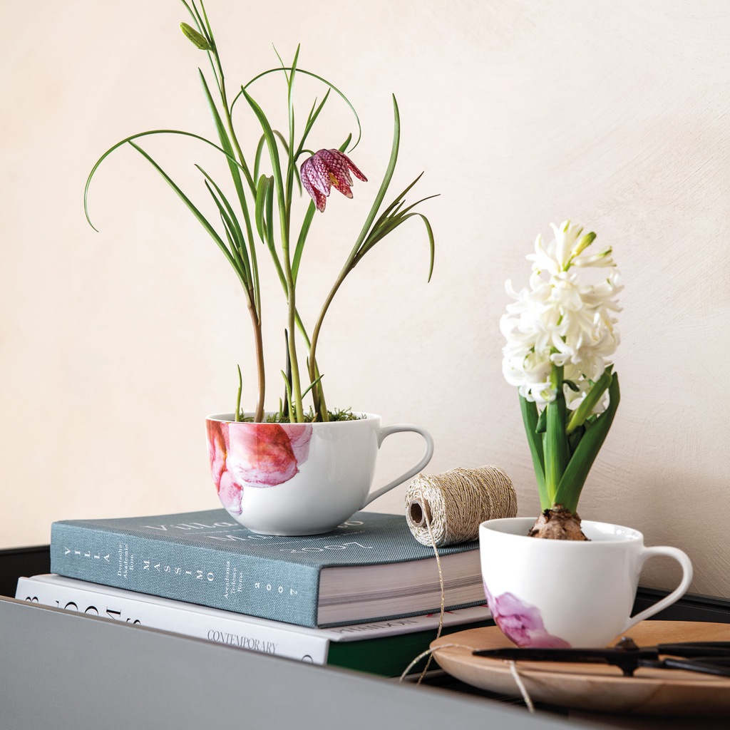 Villeroy & Boch Tasse »Cappuccinotassen Rose Garden 300 ml 6er Set bunt« günstig online kaufen