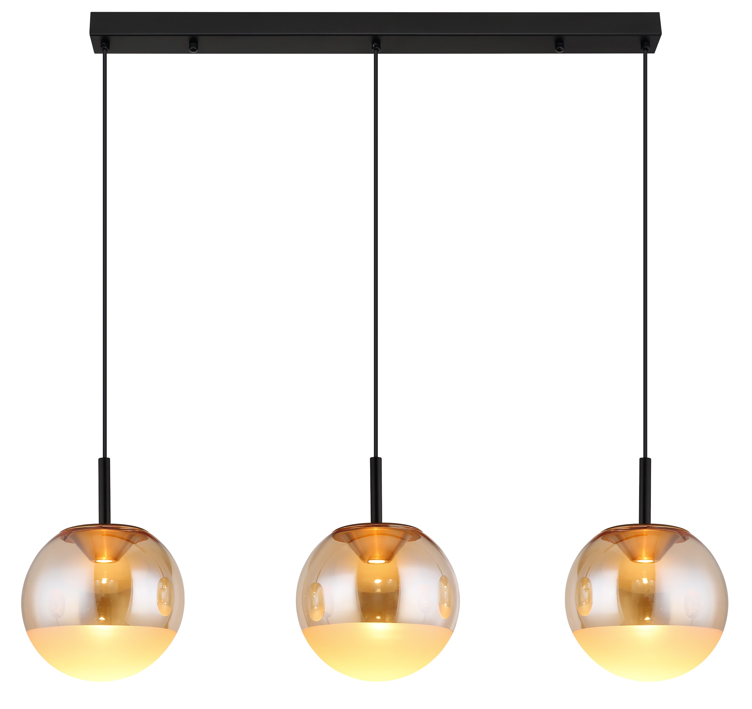 GLOBO LIGHTING Hängeleuchte »SEVERIN« LED-Modul 1 Stk. Warmweiß Hängelampe Esszimmer-Leuchte Esstischleuchte Wohnzimmer