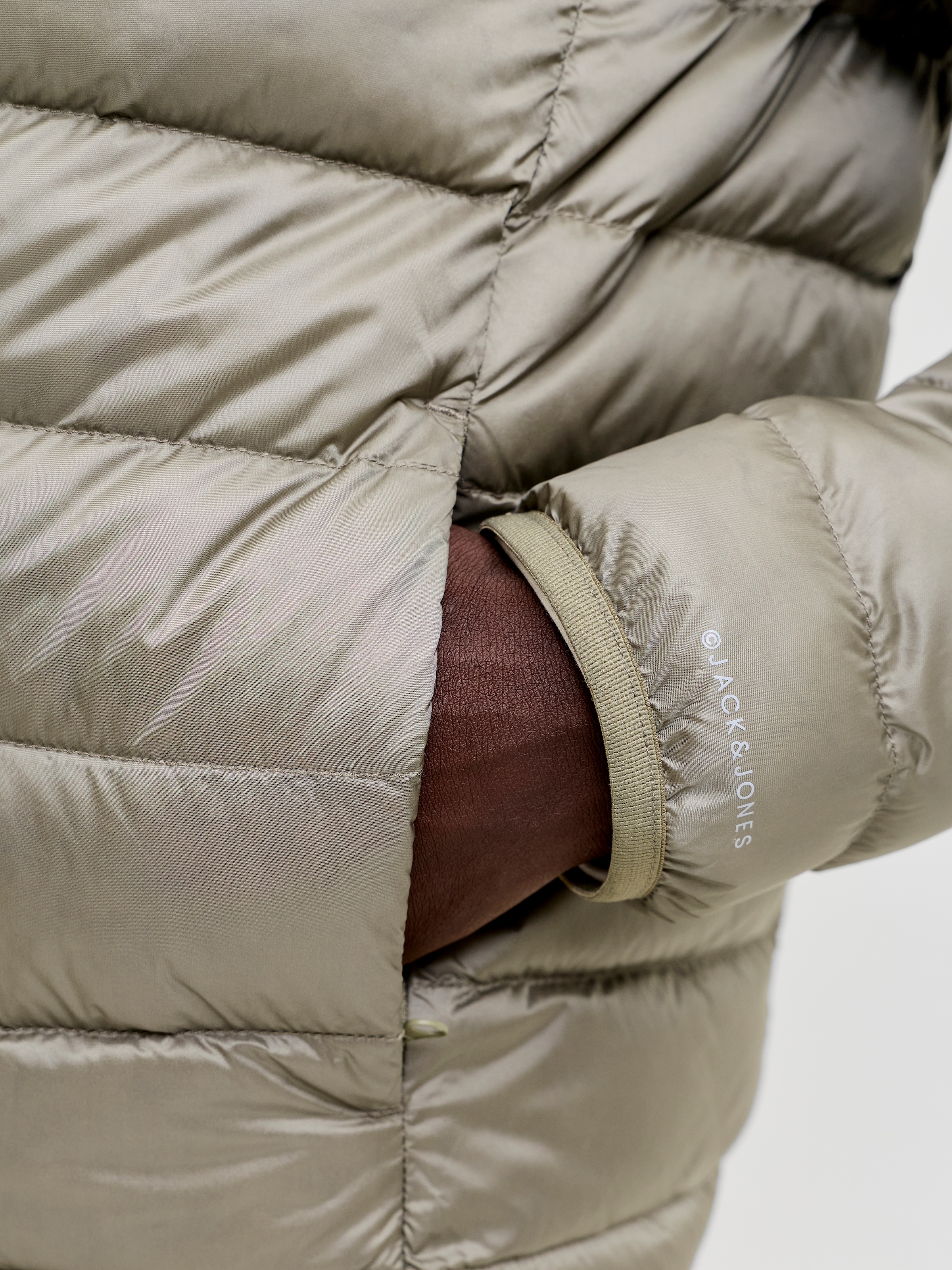Jack & Jones Steppjacke »JJEBERG LIGHT DOWN COLLAR PUFFER NOOS« Kunstfaser, regular fit