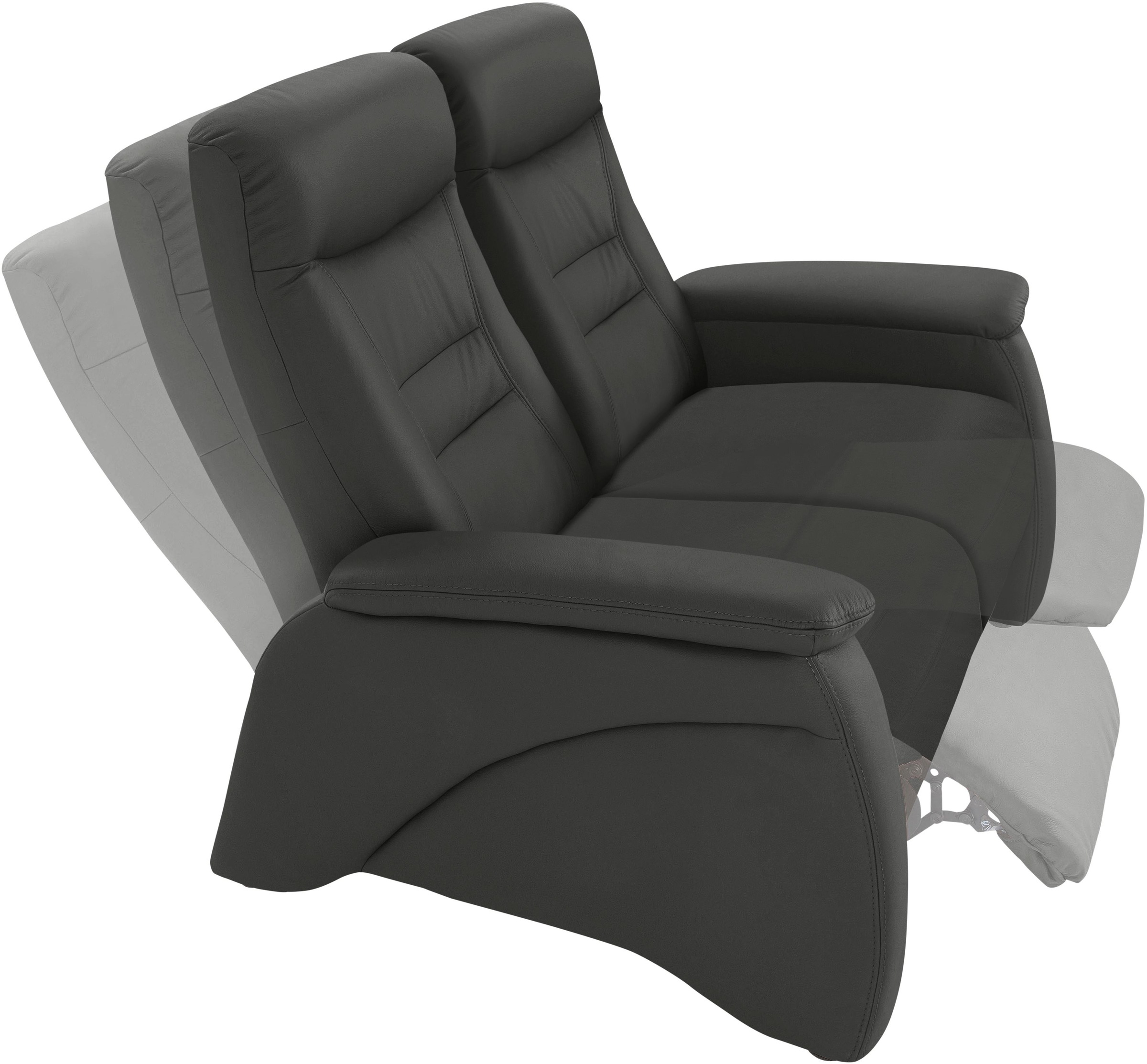 exxpo - sofa fashion 2-Sitzer »Ascoli, Kinosofa mit hohem Sitzkomfort, bequeme Armlehnen«, hoher Rücken, inkl. Relaxfunktion