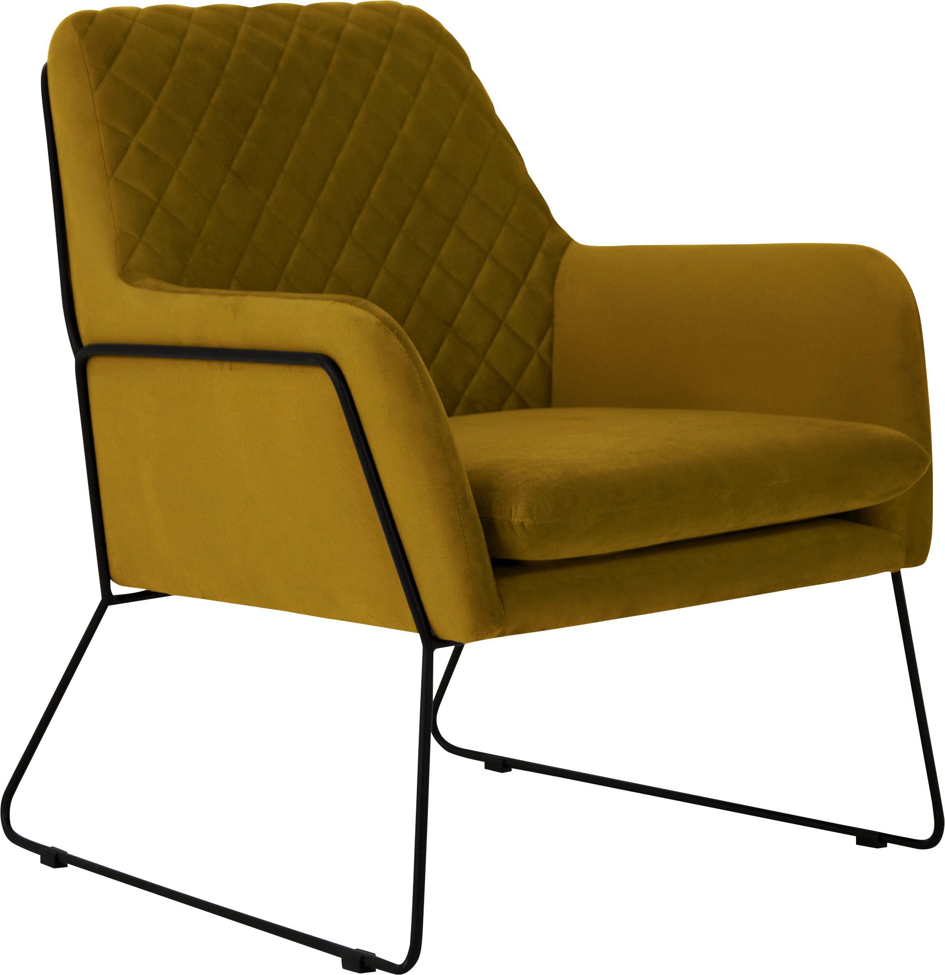 Home affaire Sessel »Olo Cocktailsessel« mit Karo-Prägung im Rückenteil und günstig online kaufen