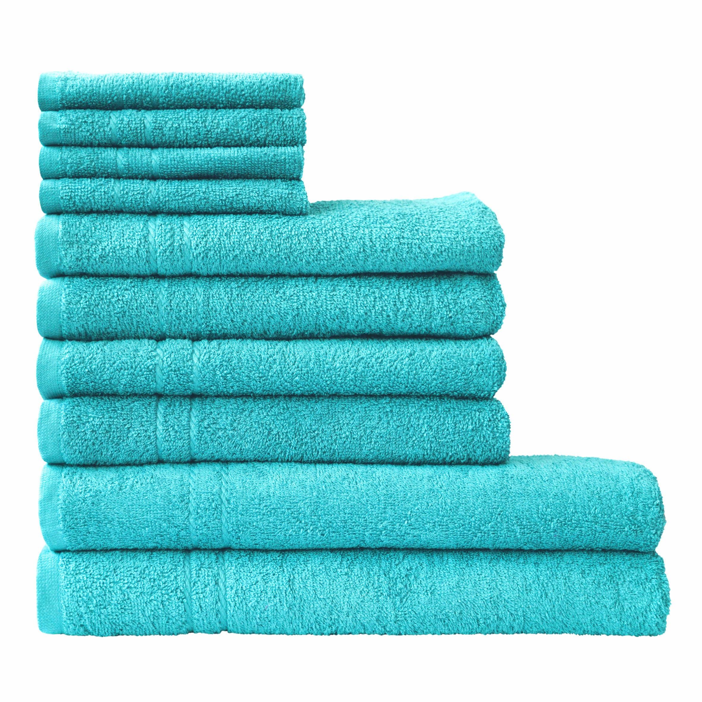 Dyckhoff Handtuch Set »Kristall«, Set, 10 tlg., Walkfrottee, mit feiner Bor günstig online kaufen