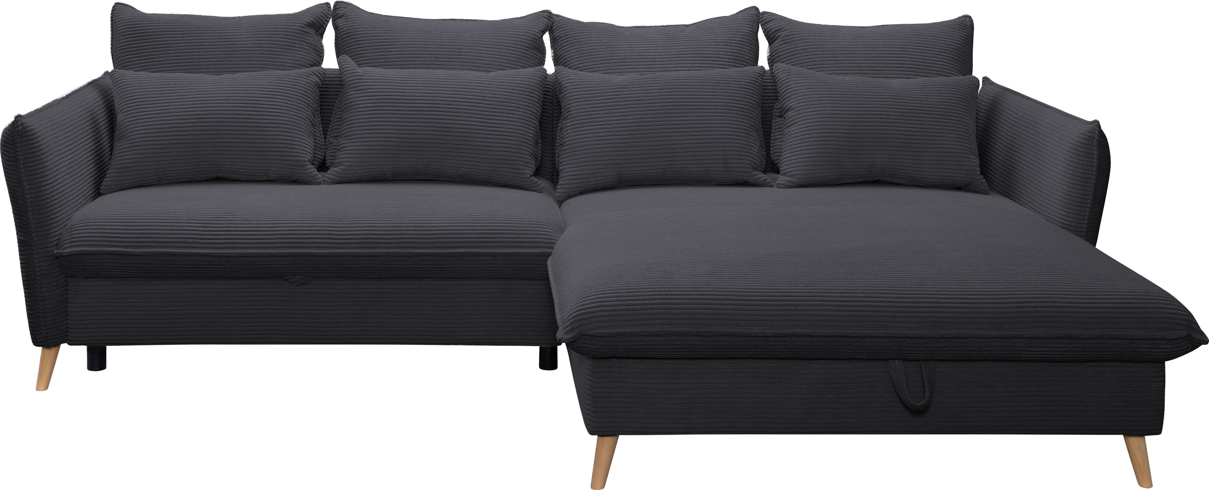 exxpo - sofa fashion Ecksofa »WALPY, elegant & modern, bequem, schmale Arml günstig online kaufen