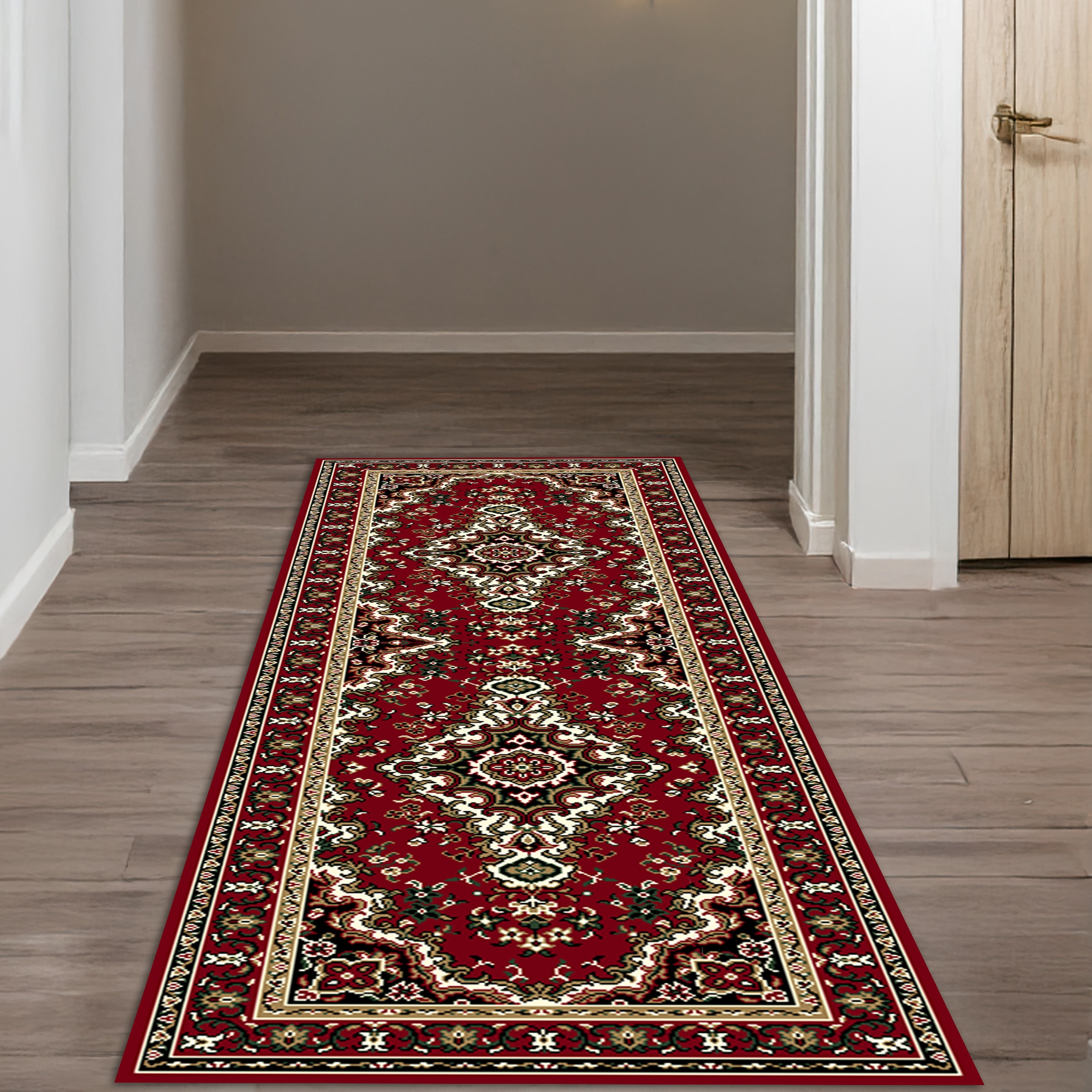 OTTO home Läufer »Oriental, Made in Belgium« rechteckig 7 mm Höhe Läufer, Brücke, Kurzflor, Orient-Optik, mit Bordüre, gewebt