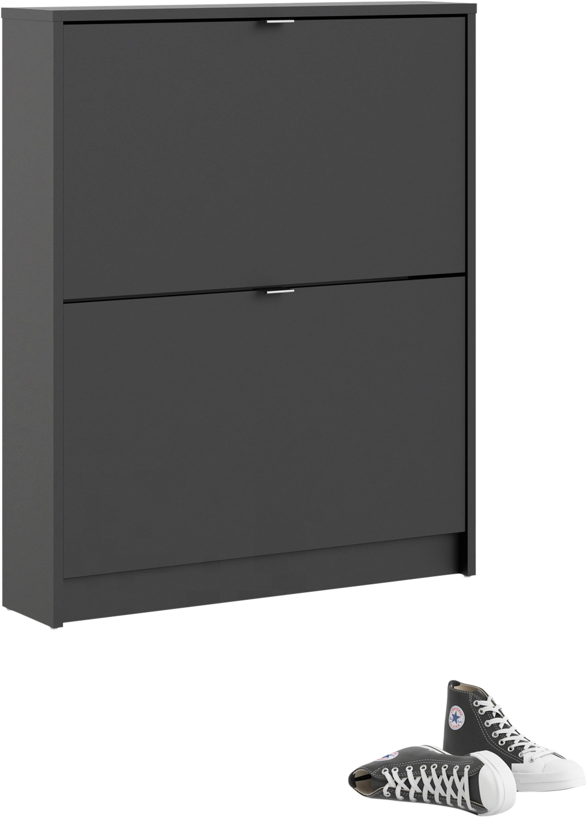 INOSIGN Schuhschrank »Shoes Schuhaufbewahrung, Schuhkommode, Schuhregal,«, mit zwei Klappen, 1 Boden, Höhe 85 cm, ca. 6 Paar Schuhe