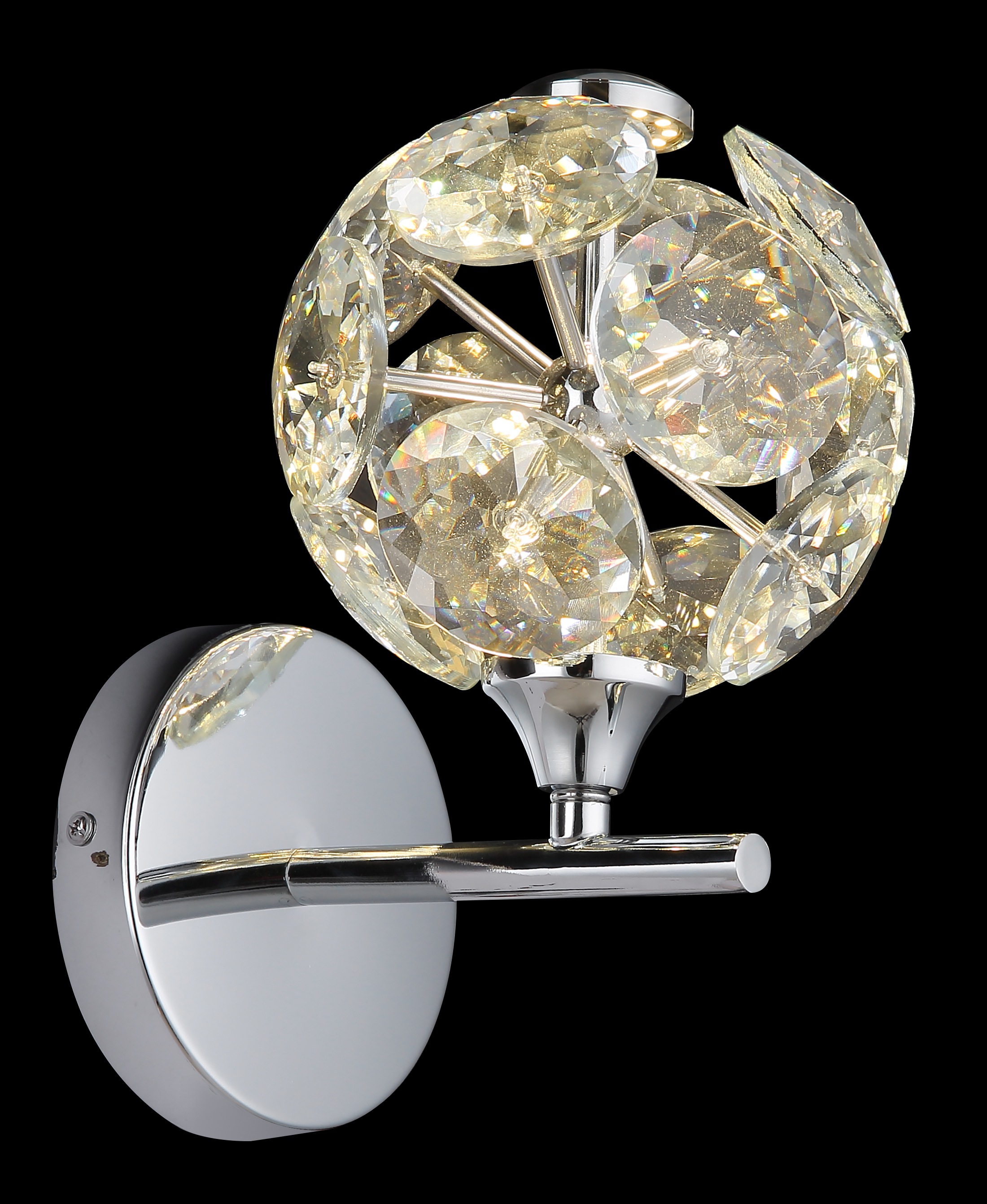 GLOBO LIGHTING Wandleuchte »VIRINA« LED-Modul 1 Stk. Warmweiß Wandlampe Wand Wohnzimmer Flur Wandbeleuchtung