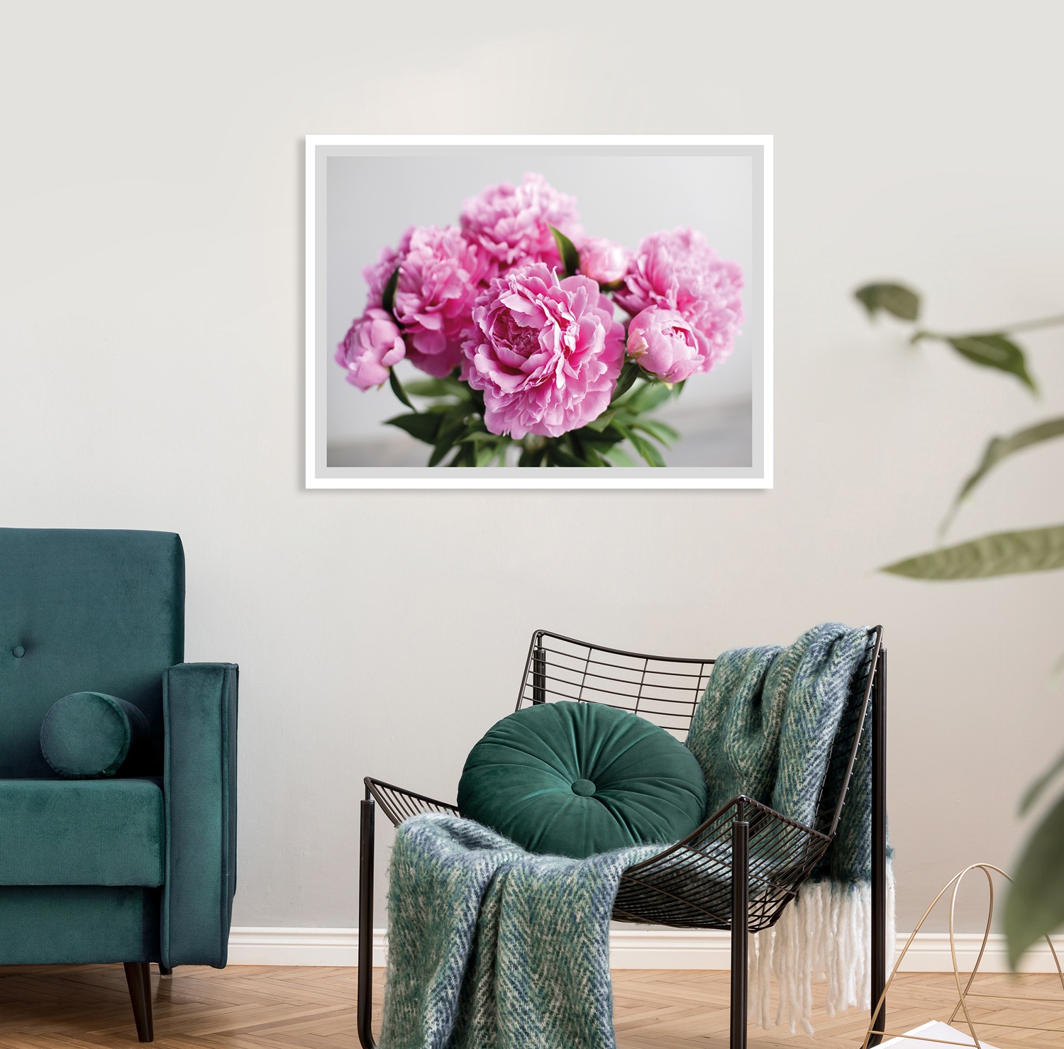 queence Bild »Linn«, Blumen, gerahmt, Rosen günstig online kaufen