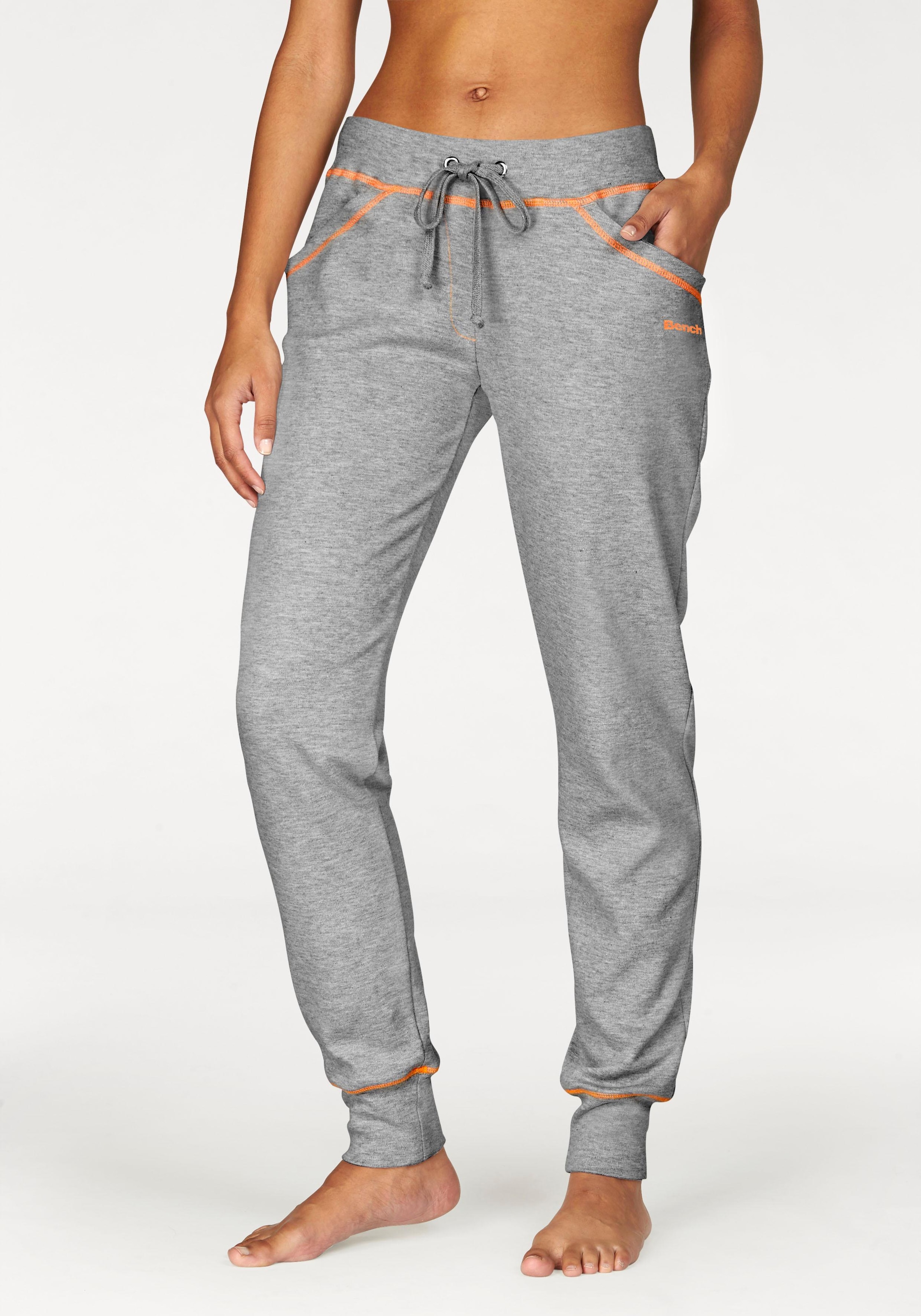 Bench. Loungewear Relaxhose, Loungeanzug Nähten, Loungewear, kontrastfarbenen kaufen online mit